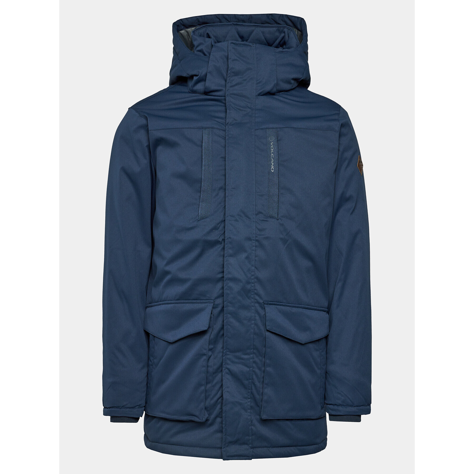 Volcano Зимно яке J-Moss M06252-W24 Тъмносин Regular Fit - Pepit.bg