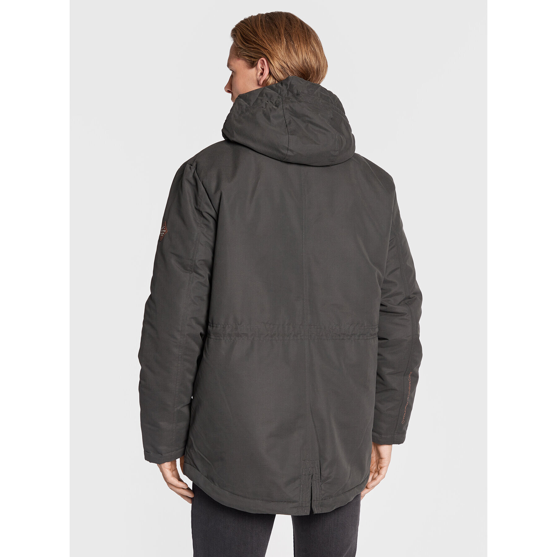 Volcano Зимно яке J-Alys M06097-W23 Сив Regular Fit - Pepit.bg