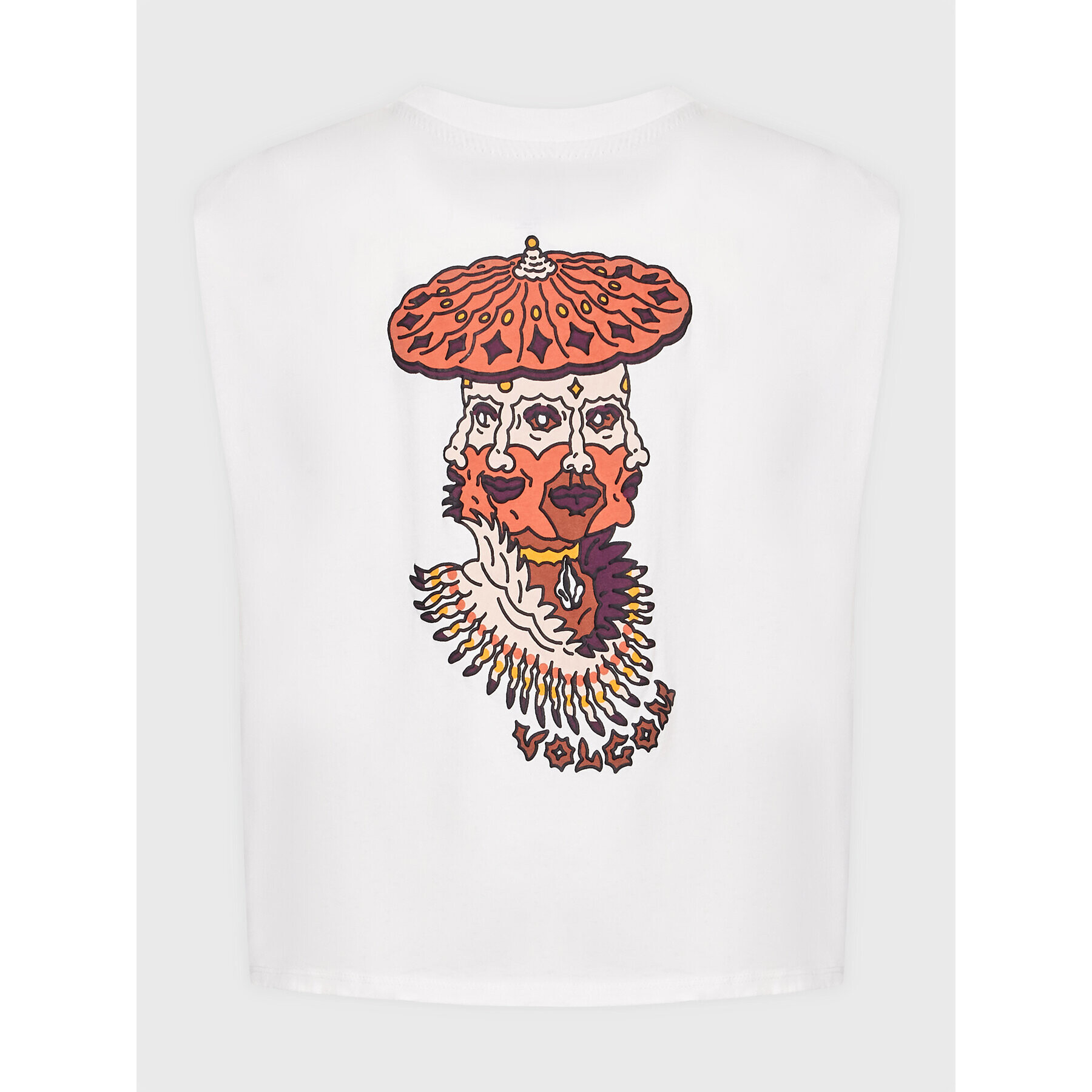 Volcom Блуза Connected Minds B4512305 Бял Regular Fit - Pepit.bg