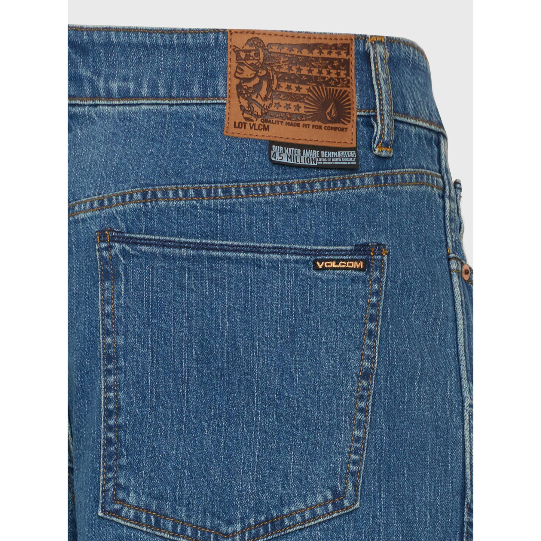 Volcom Дънки Lurking About A1942000 Син Relaxed Fit - Pepit.bg