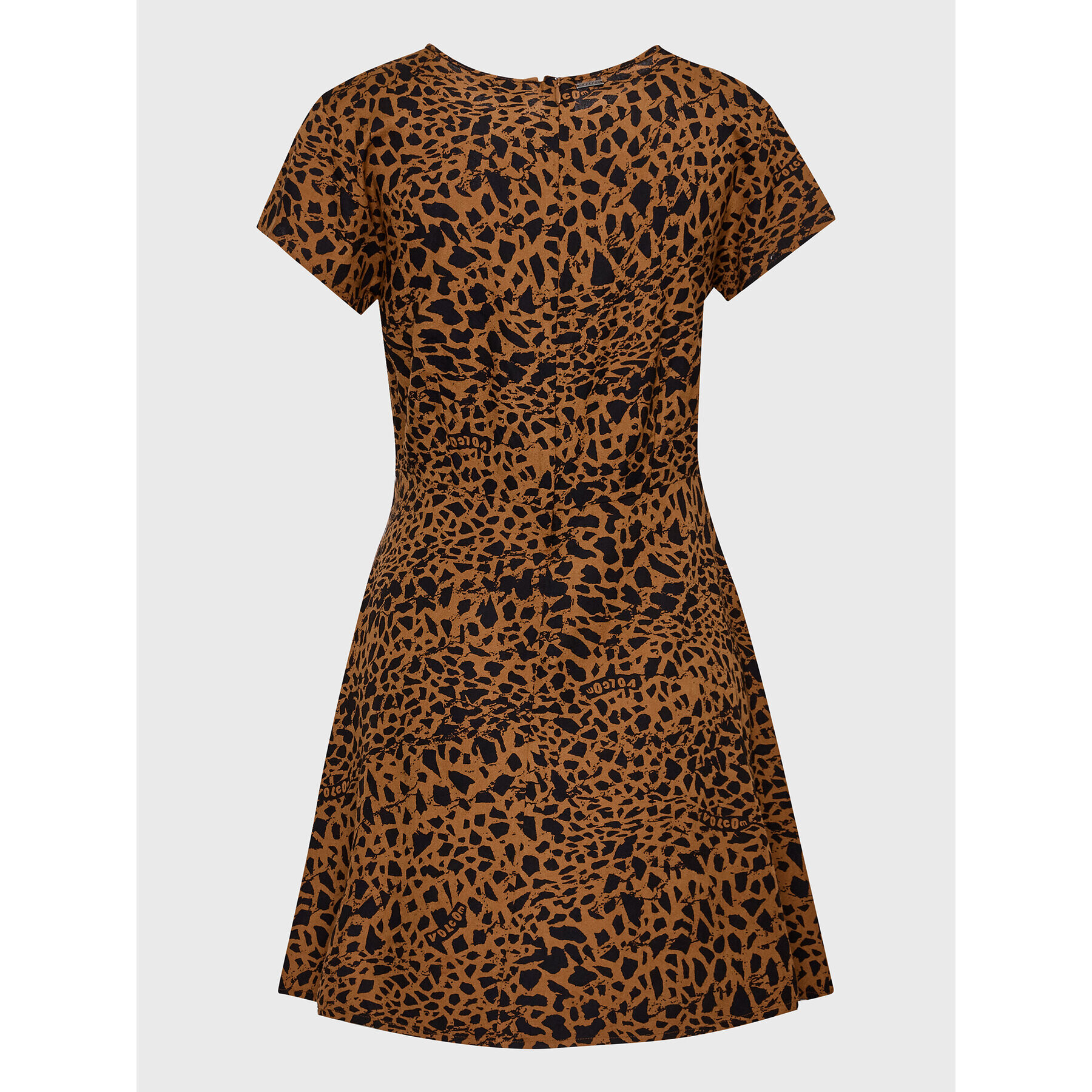Volcom Ежедневна рокля Dino Tea B1312316 Кафяв Regular Fit - Pepit.bg