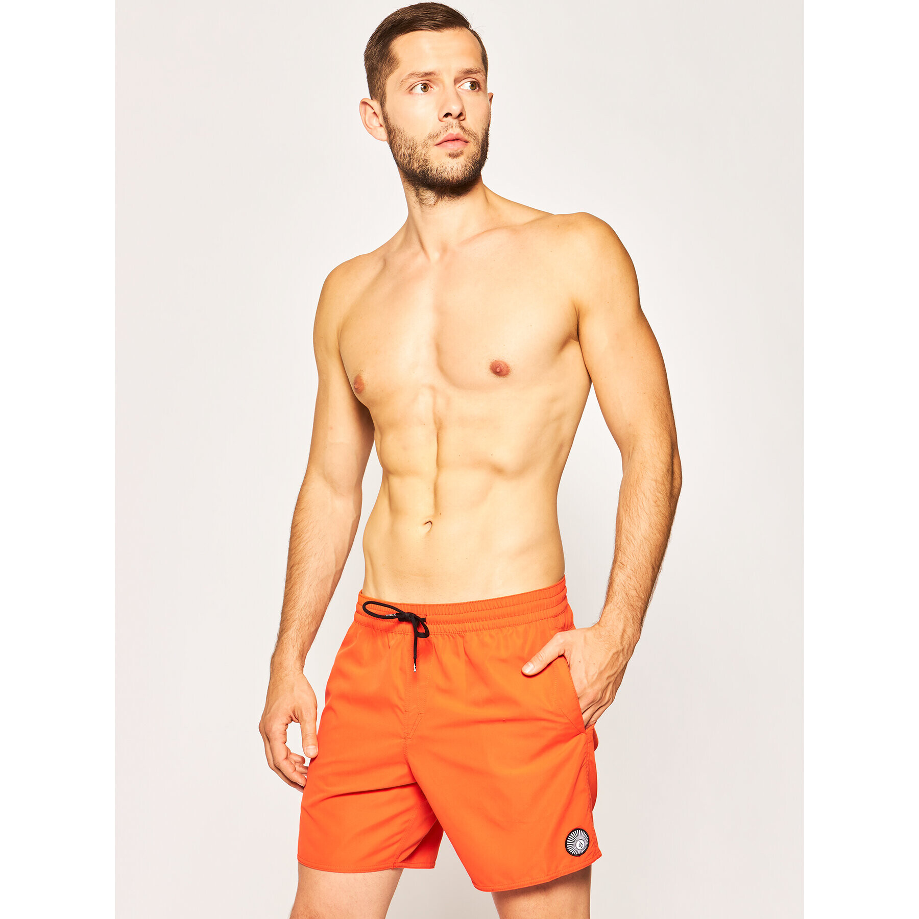 Volcom Плувни шорти Lido Solid A2512005 Оранжев Regular Fit - Pepit.bg