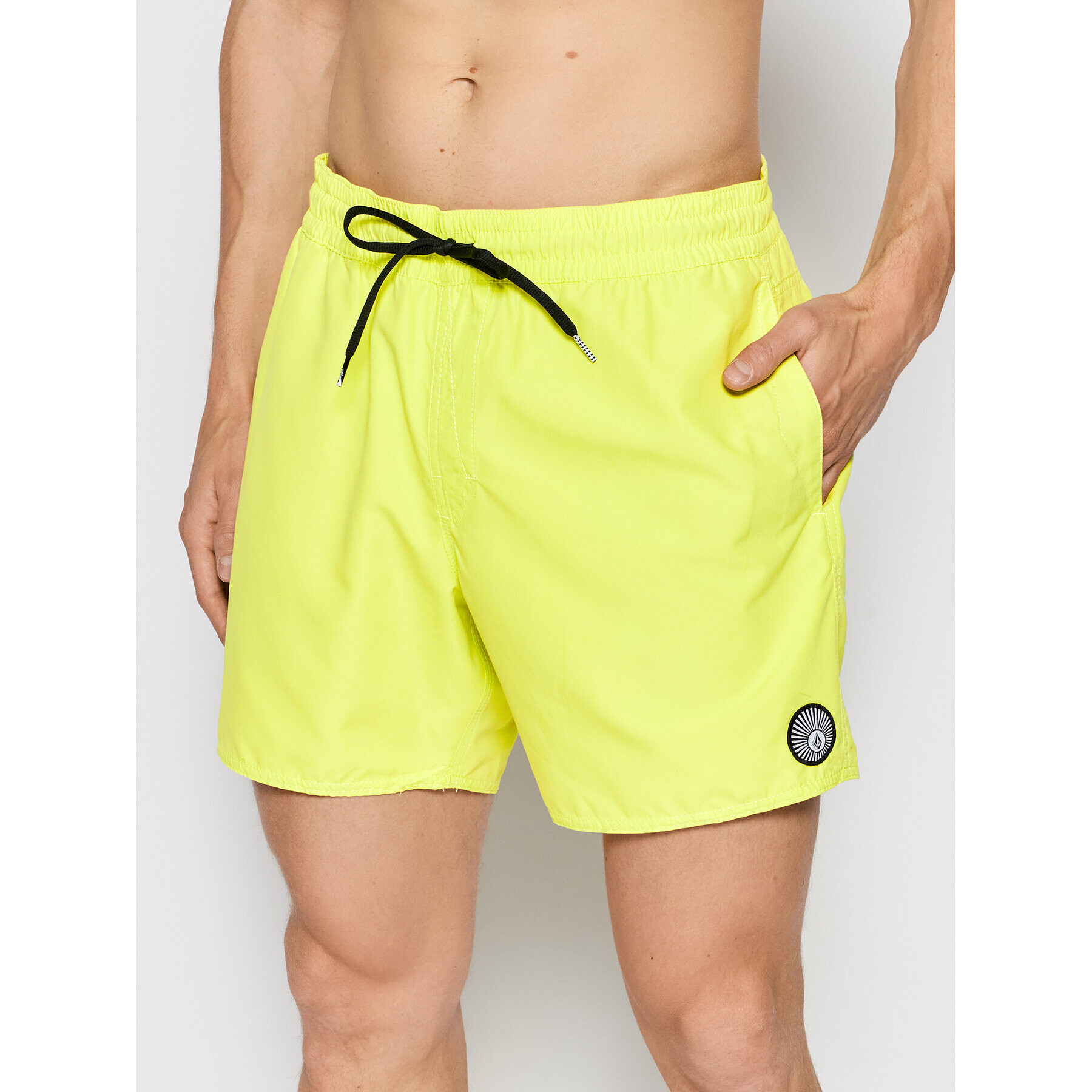 Volcom Плувни шорти Lido Solid A2512005 Жълт Regular Fit - Pepit.bg