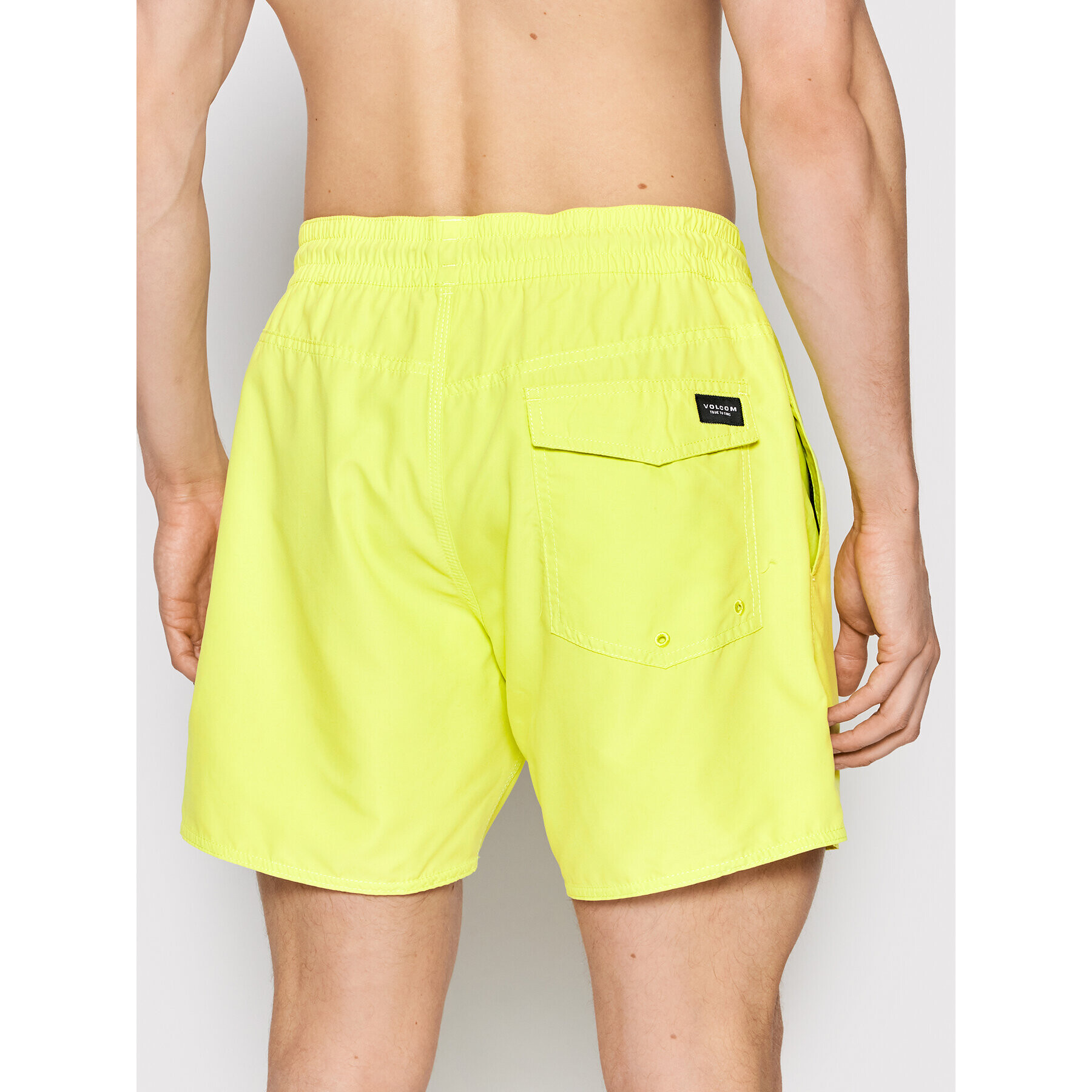 Volcom Плувни шорти Lido Solid A2512005 Жълт Regular Fit - Pepit.bg