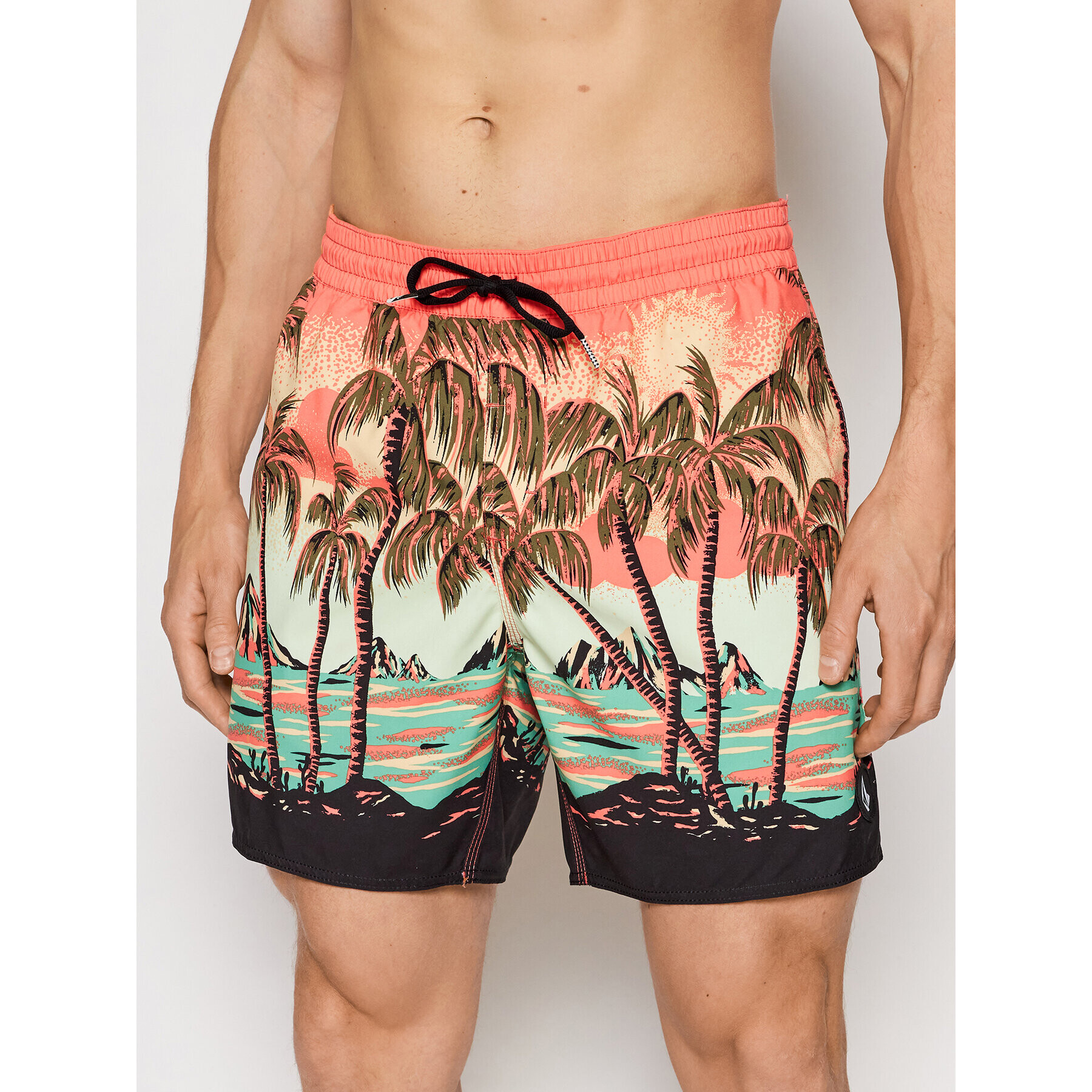 Volcom Плувни шорти Novelty Trunk 17'' A2512201 Цветен Regular Fit - Pepit.bg