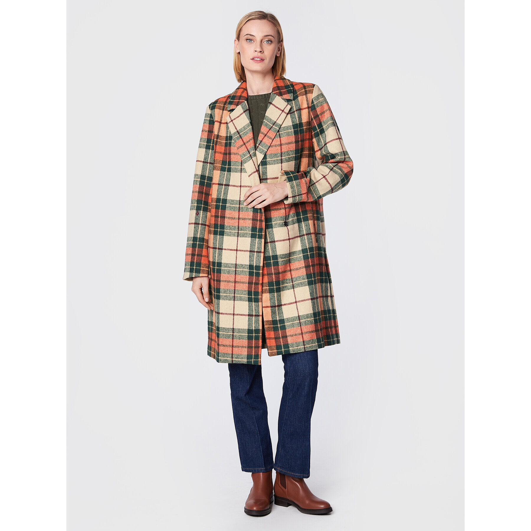 Volcom Преходно палто Played B1732102 Цветен Regular Fit - Pepit.bg