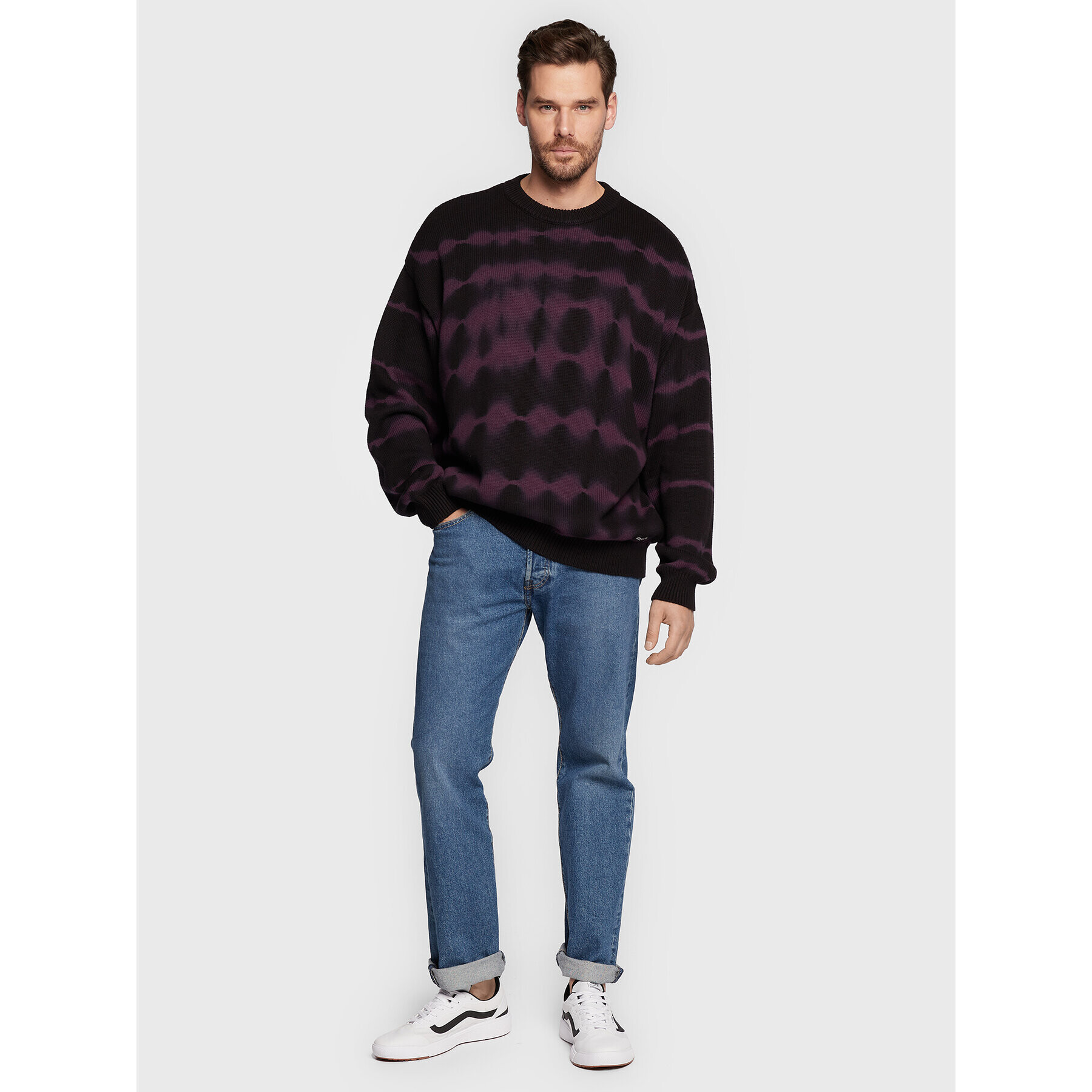 Volcom Пуловер Barode A0732202 Виолетов Relaxed Fit - Pepit.bg