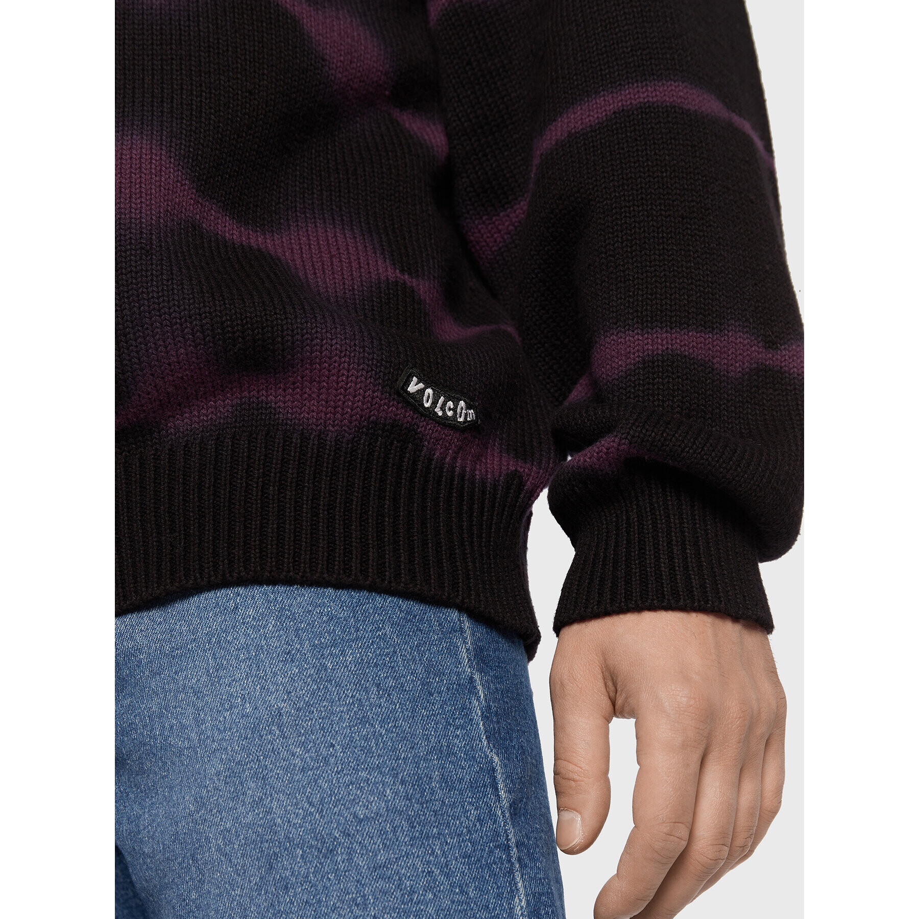 Volcom Пуловер Barode A0732202 Виолетов Relaxed Fit - Pepit.bg