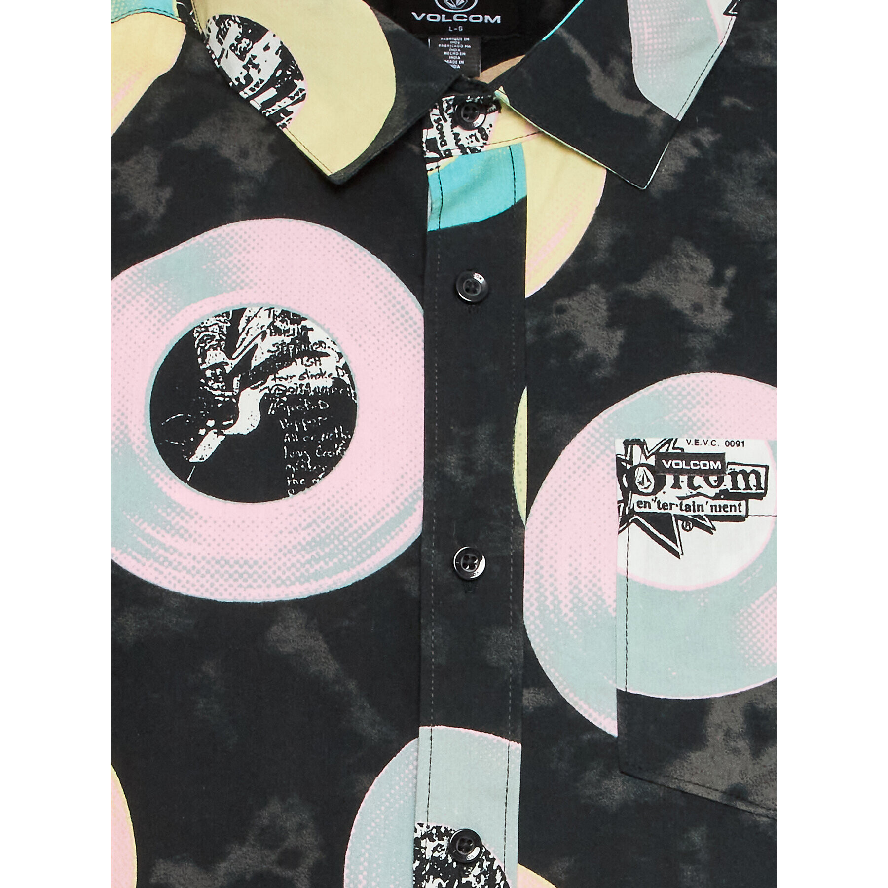 Volcom Риза Ent A0412301 Черен Regular Fit - Pepit.bg