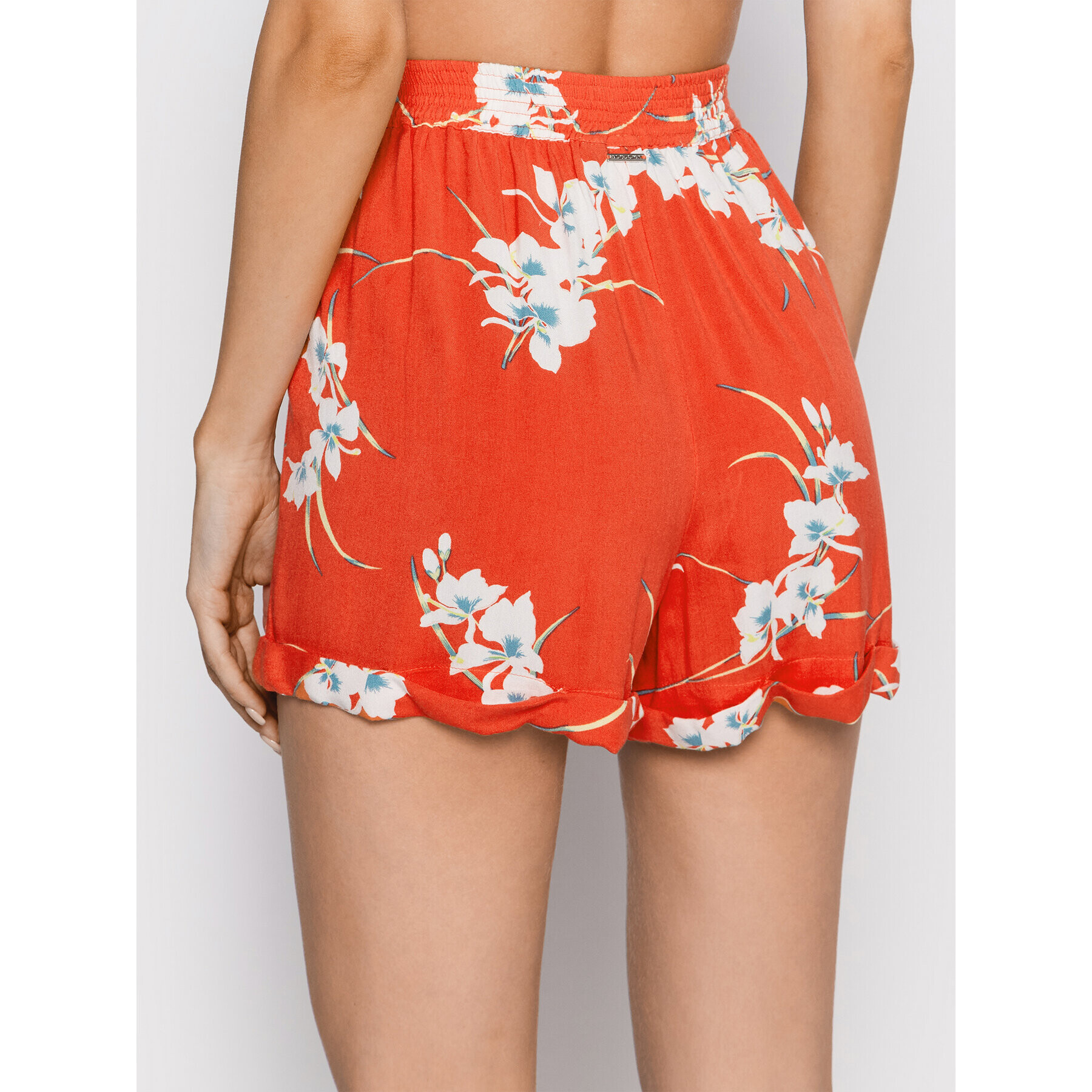 Volcom Шорти от плат Wanna Have Sun B0912202 Червен Regular Fit - Pepit.bg