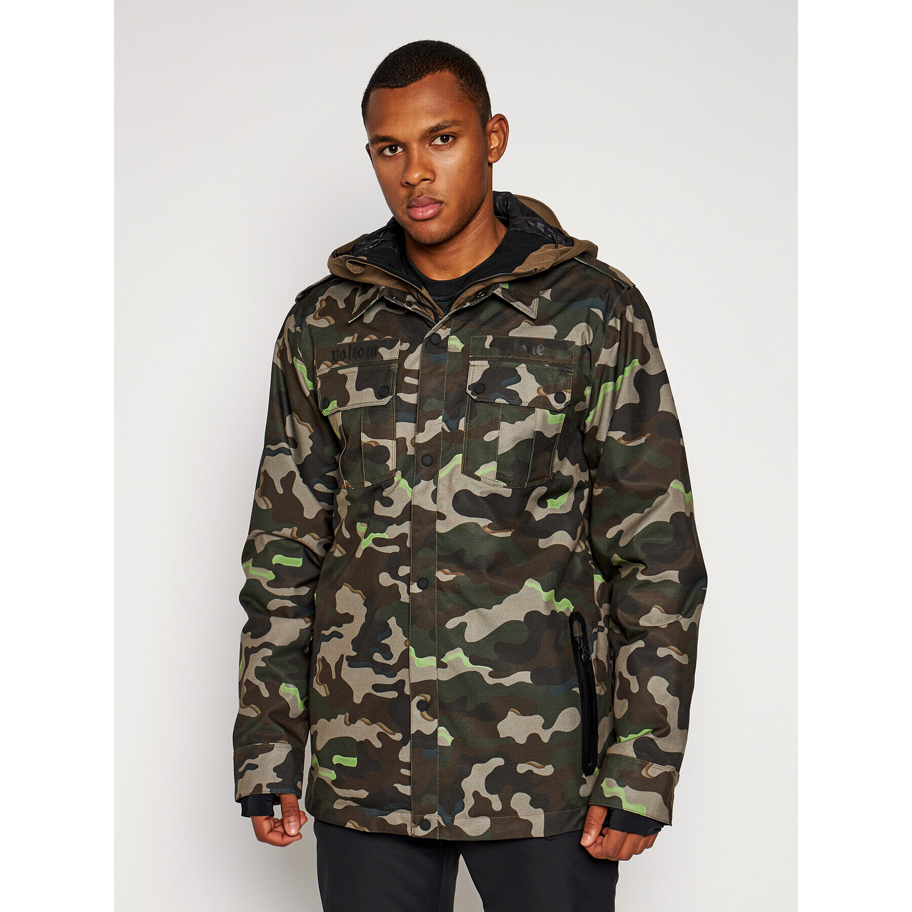 Volcom Сноуборд яке Creedle2Stone G0652107 Зелен Drop Tail Fit - Pepit.bg