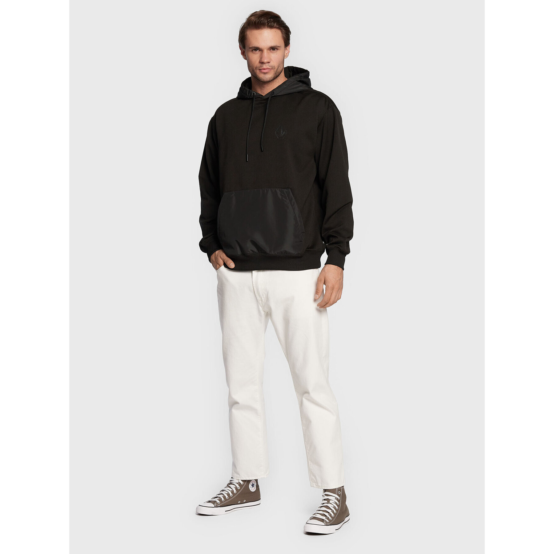Volcom Суитшърт Iconic Tech A4132200 Черен Regular Fit - Pepit.bg
