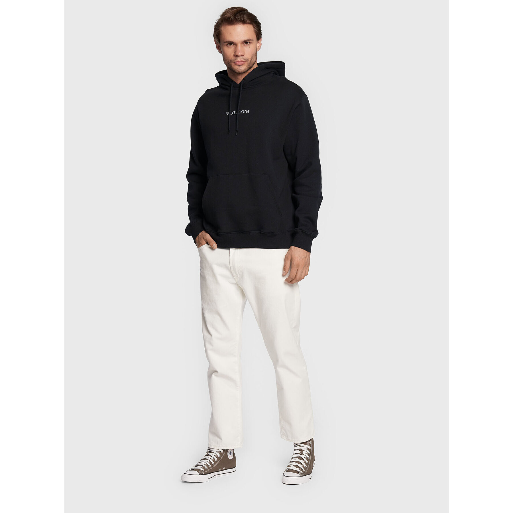 Volcom Суитшърт Stone A4132214 Черен Regular Fit - Pepit.bg