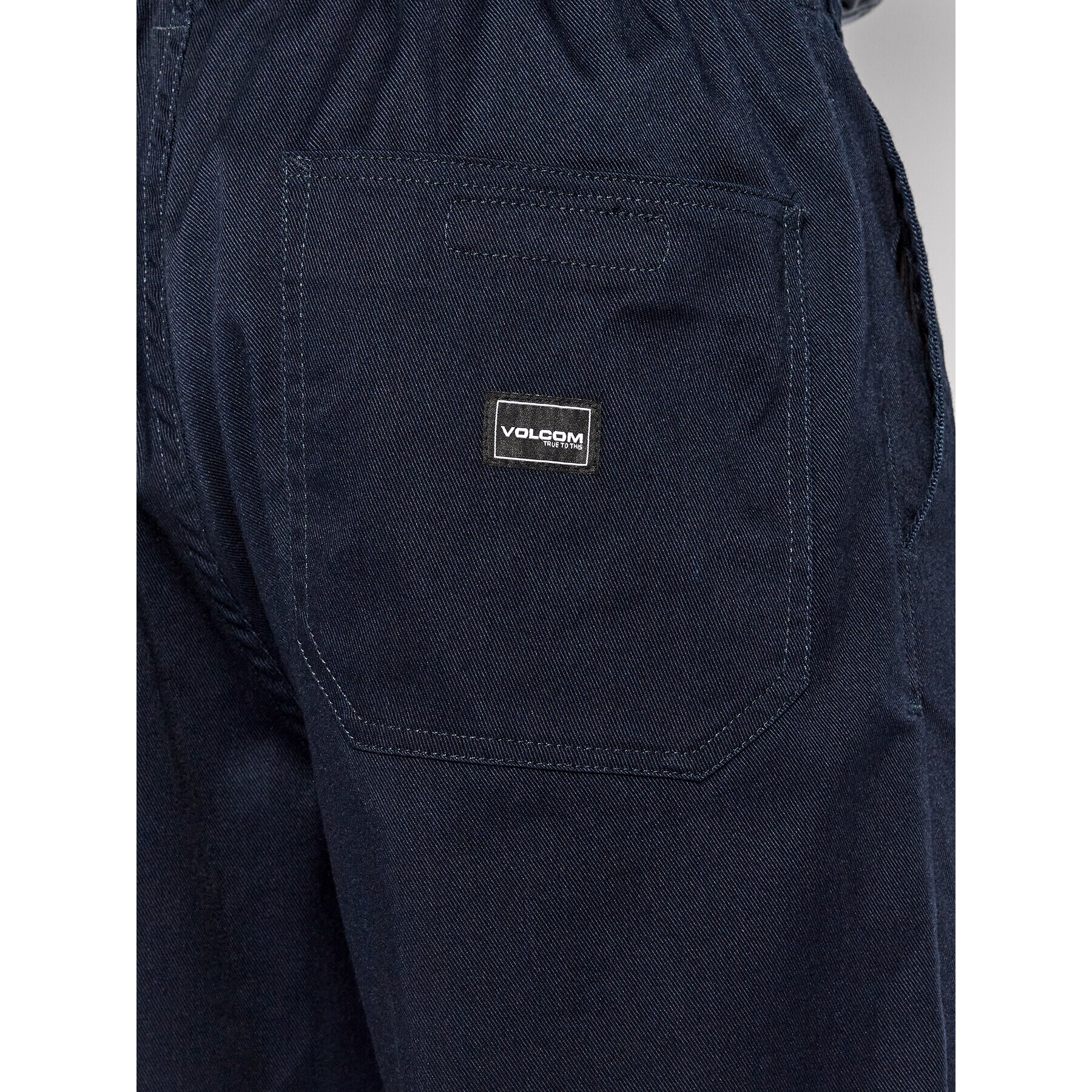 Volcom Текстилни панталони Outer Spaced Solid A1242004 Тъмносин Loose Fit - Pepit.bg