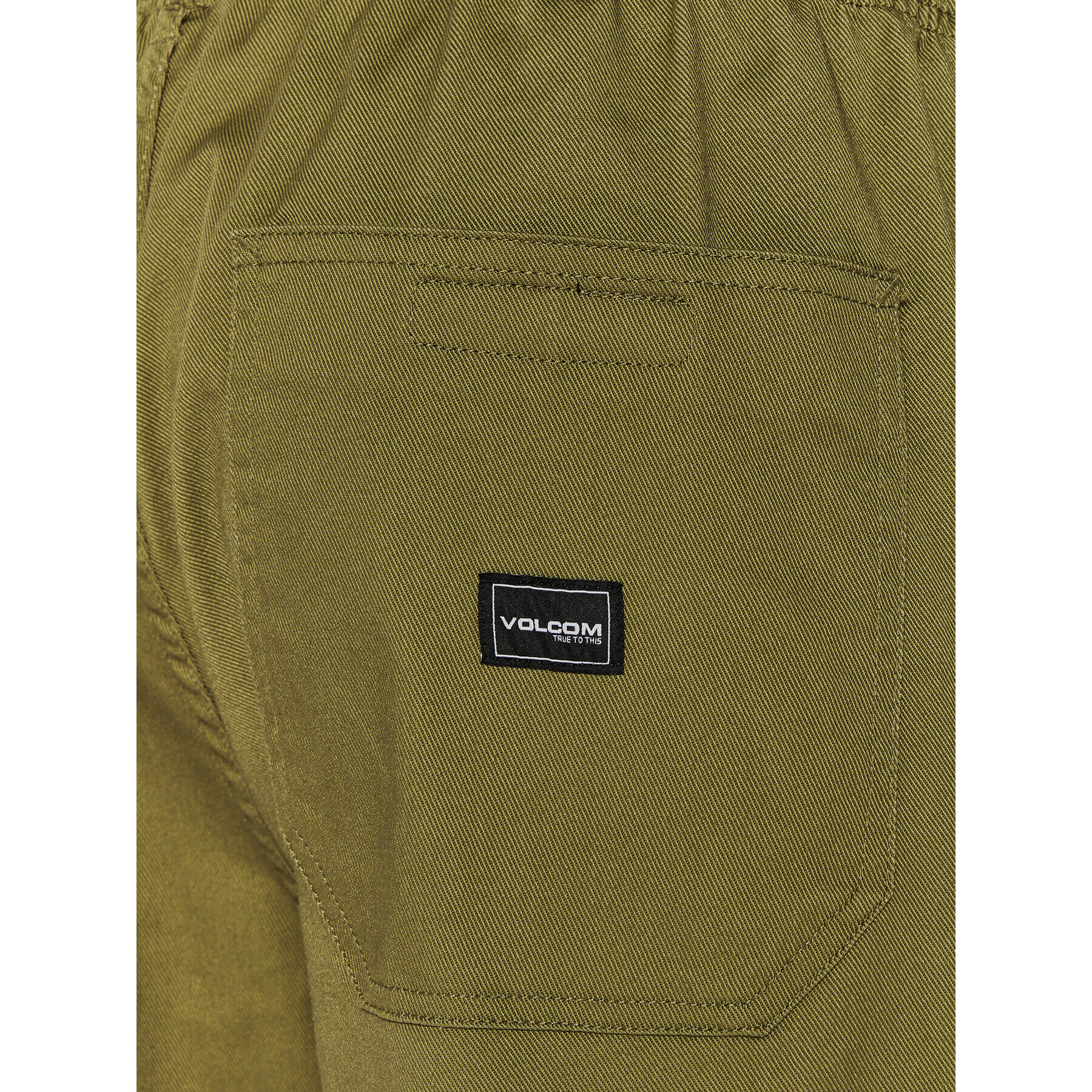 Volcom Текстилни панталони Outer Spaced Solid A1242004 Зелен Loose Fit - Pepit.bg