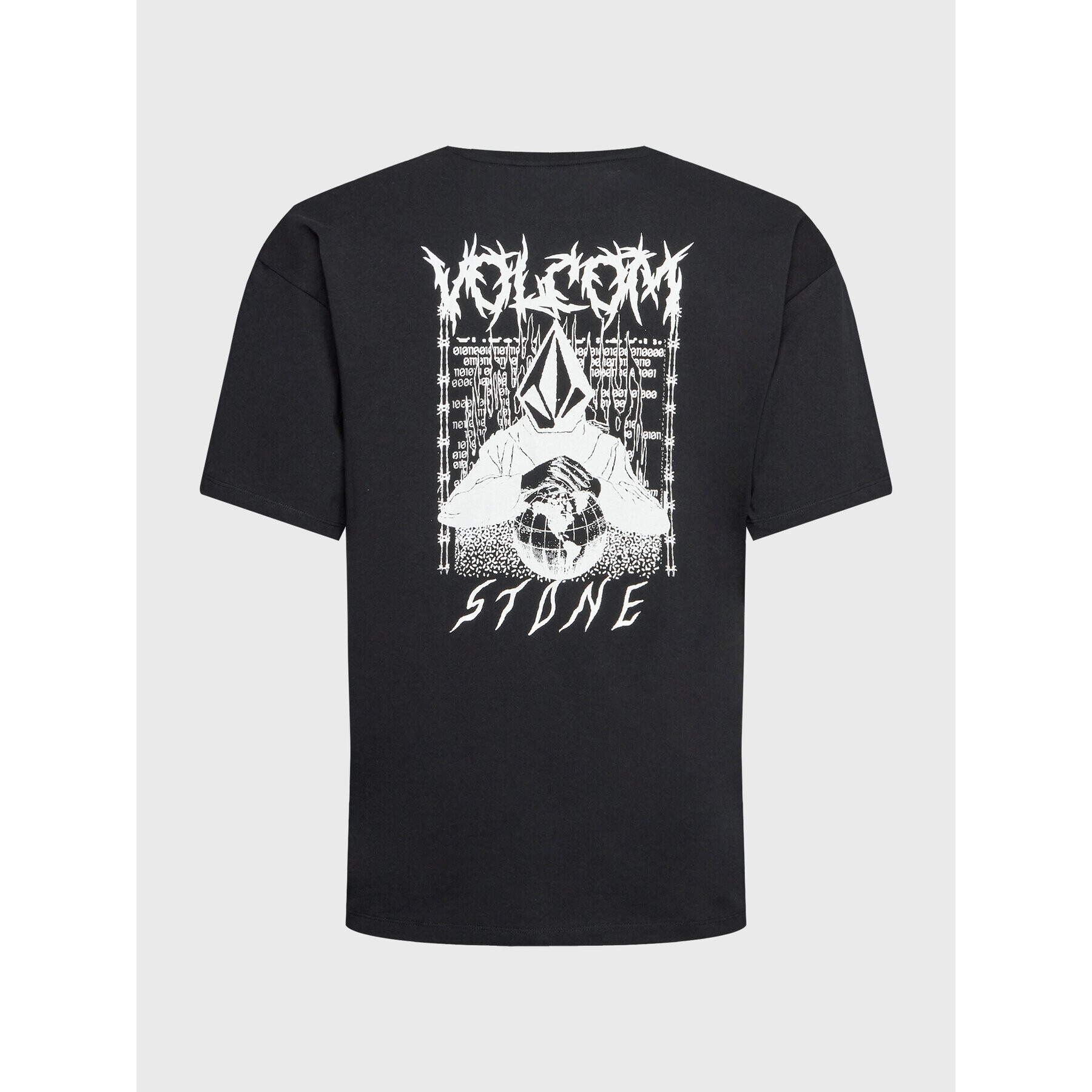 Volcom Тишърт Edener A4312304 Черен Loose Fit - Pepit.bg