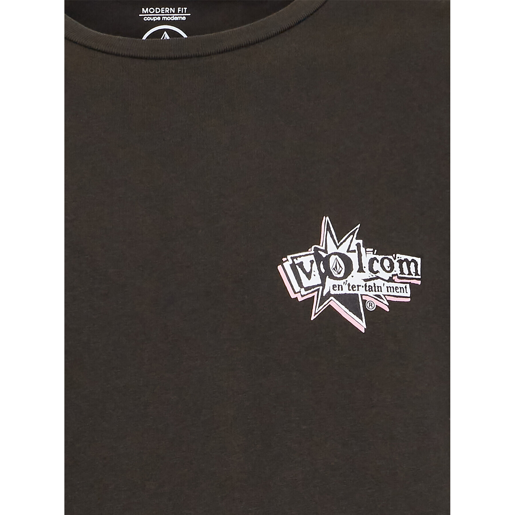 Volcom Тишърт Ent A5212301 Сив Loose Fit - Pepit.bg