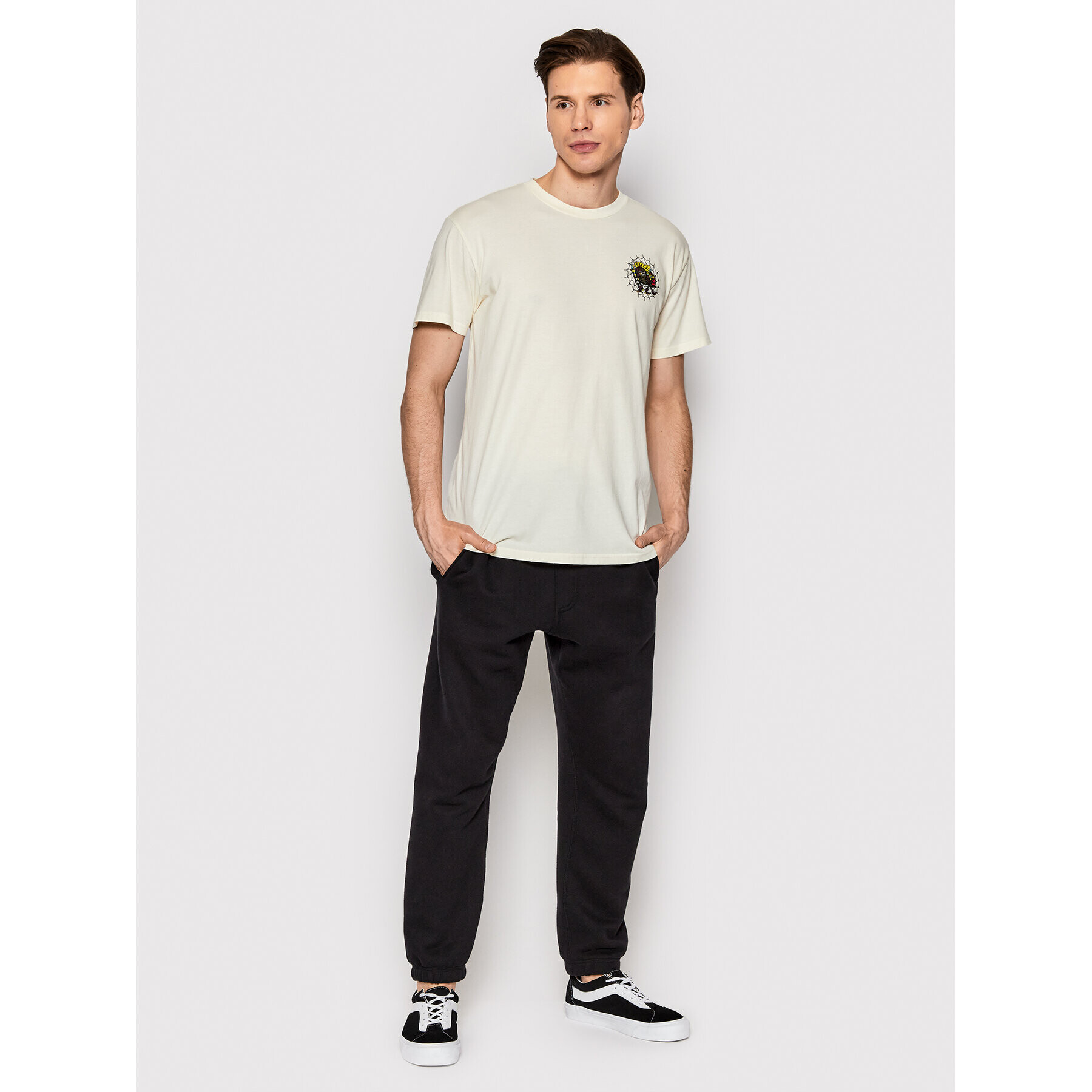 Volcom Тишърт Skate Vitals A5212204 Бежов Custom Fit - Pepit.bg