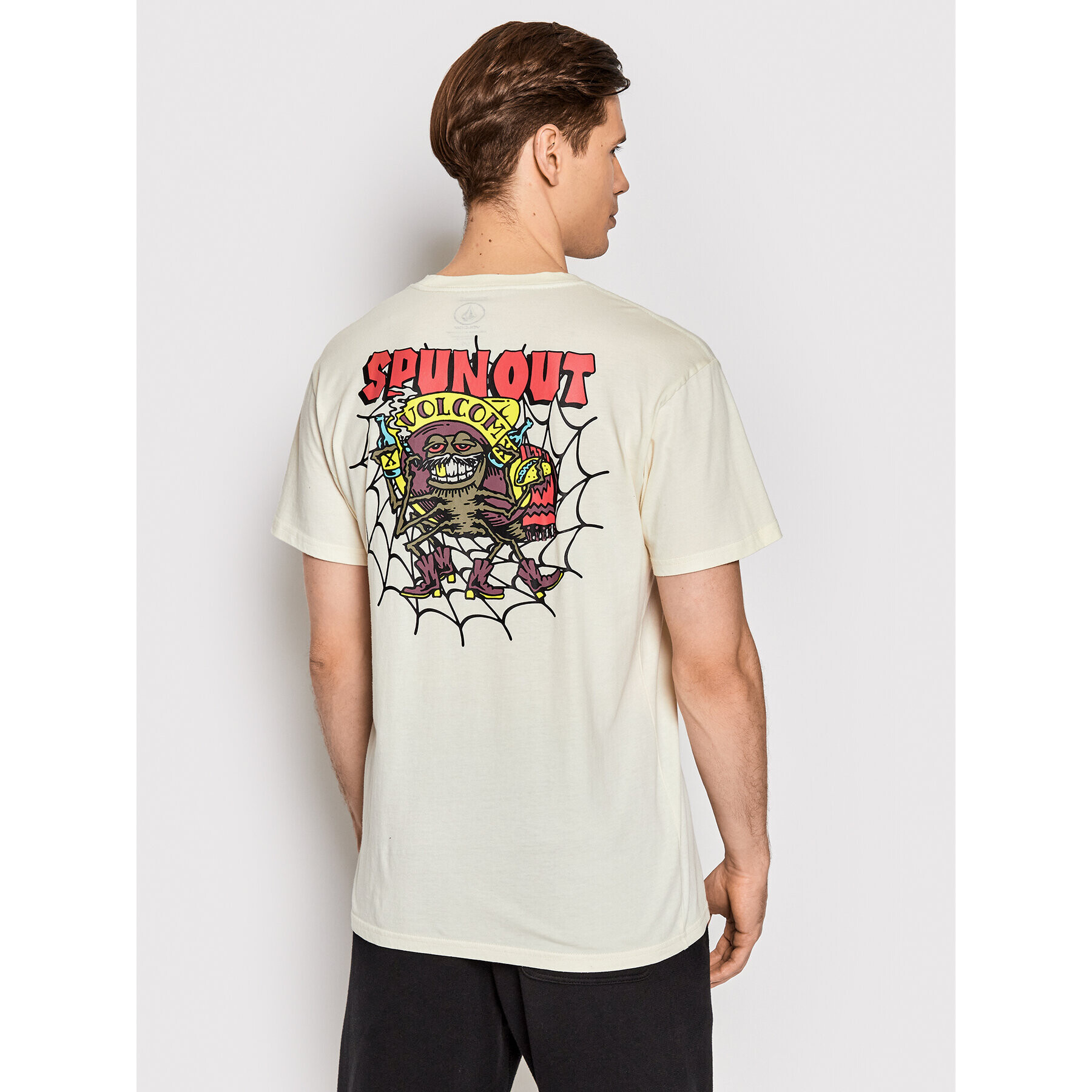 Volcom Тишърт Skate Vitals A5212204 Бежов Custom Fit - Pepit.bg