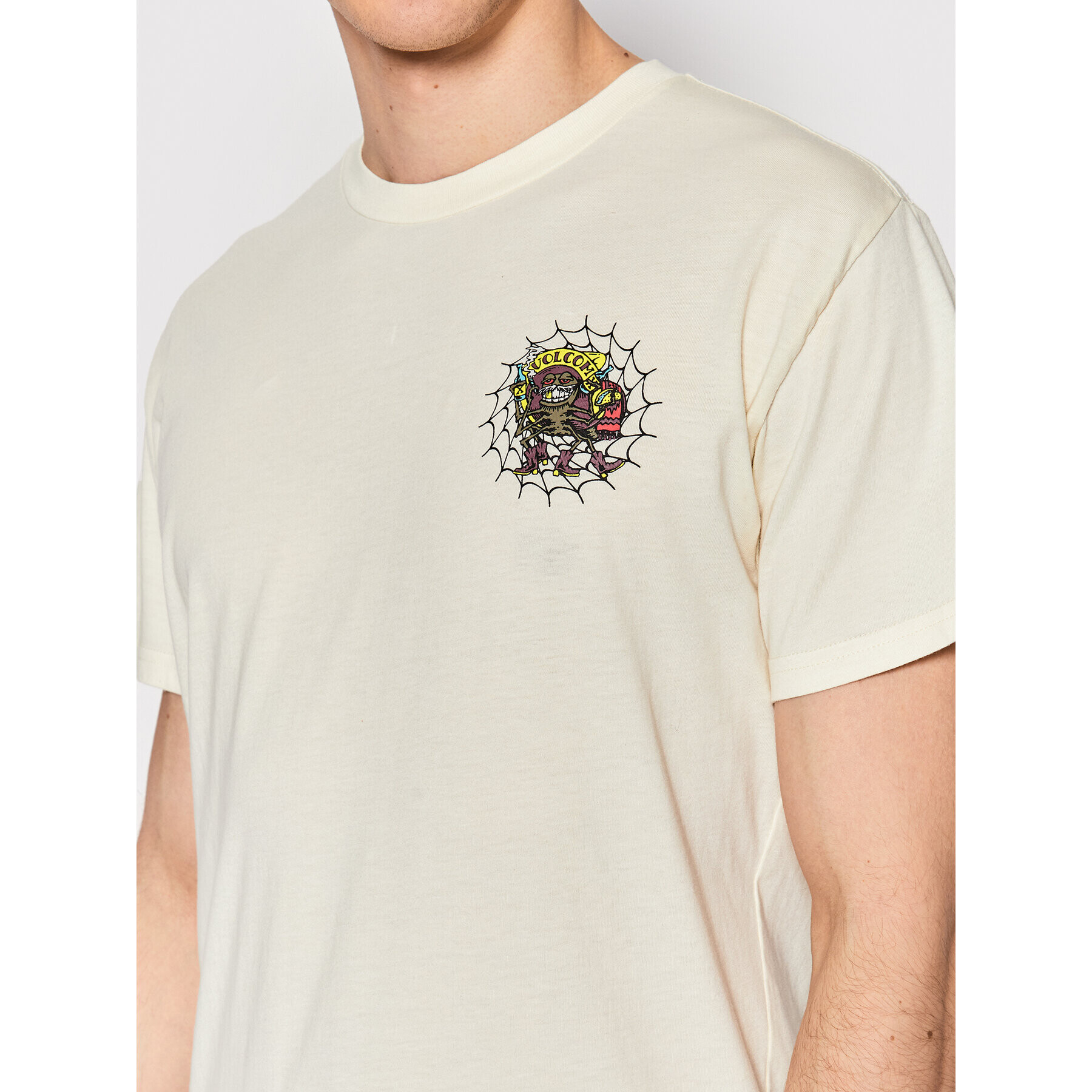 Volcom Тишърт Skate Vitals A5212204 Бежов Custom Fit - Pepit.bg