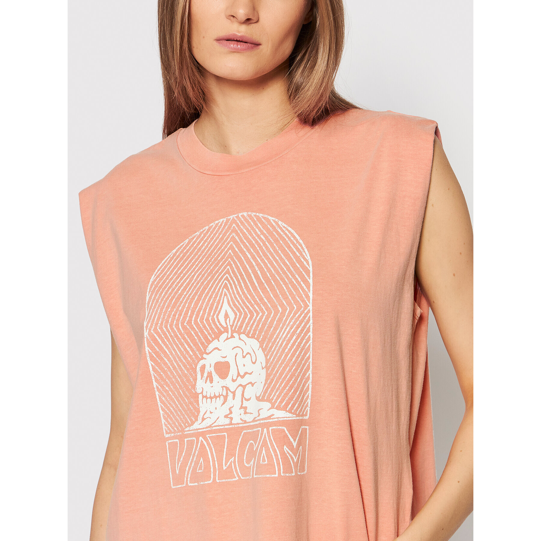 Volcom топ Volnex B4512203 Розов Boxy Fit - Pepit.bg