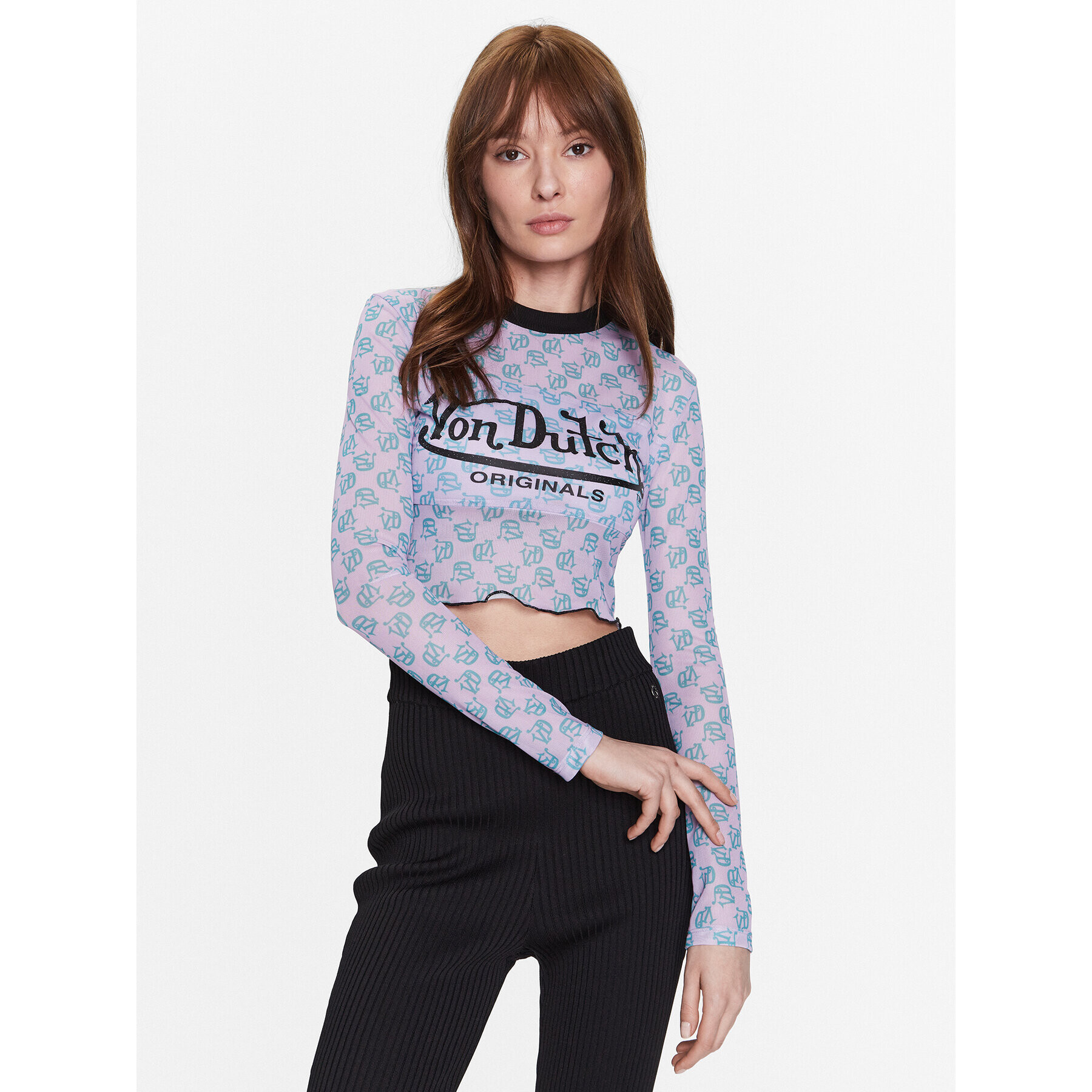 Von Dutch Блуза Akela 6224025 Розов Regular Fit - Pepit.bg
