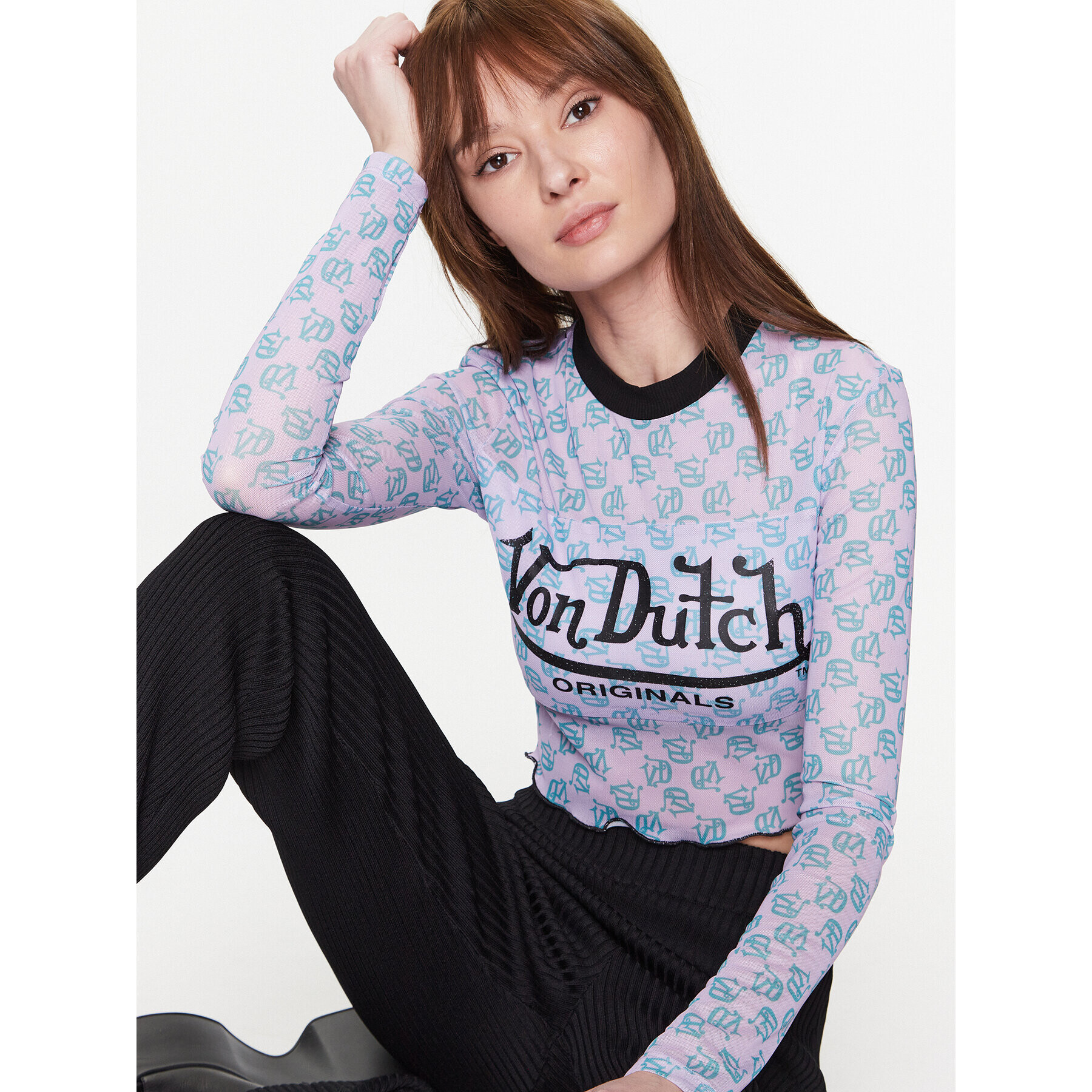 Von Dutch Блуза Akela 6224025 Розов Regular Fit - Pepit.bg
