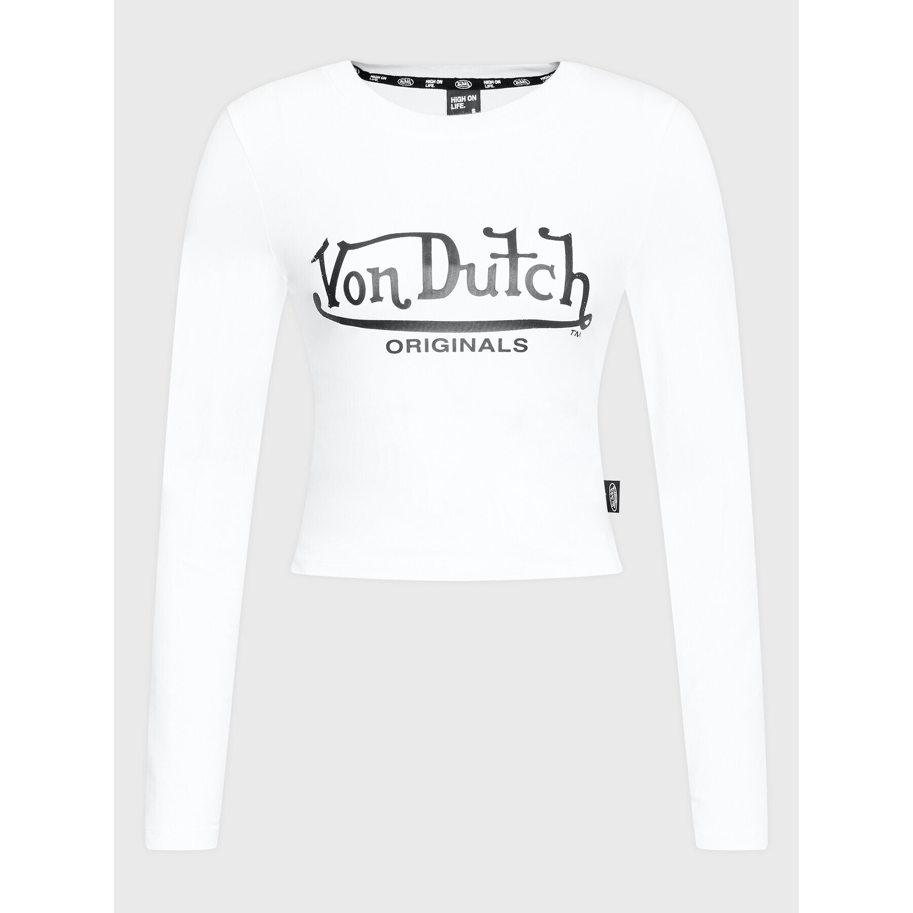 Von Dutch Блуза Blair 6 224 010 Бял Slim Fit - Pepit.bg