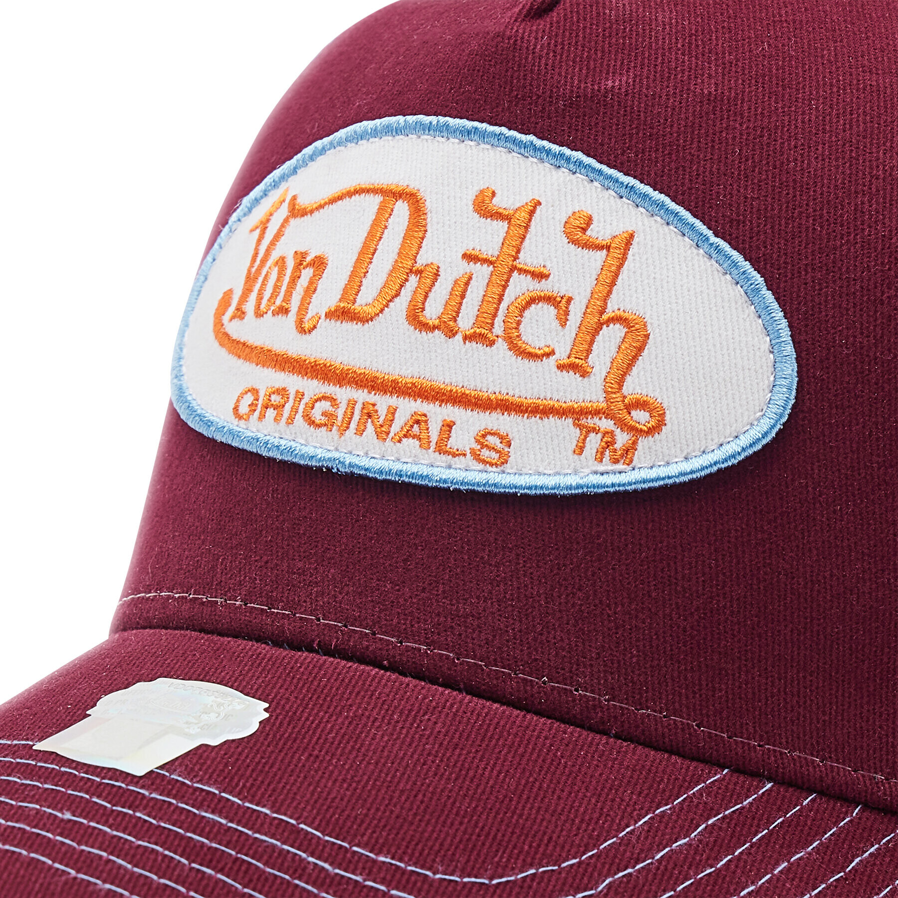Von Dutch Шапка с козирка Boston 7030129 Бордо - Pepit.bg