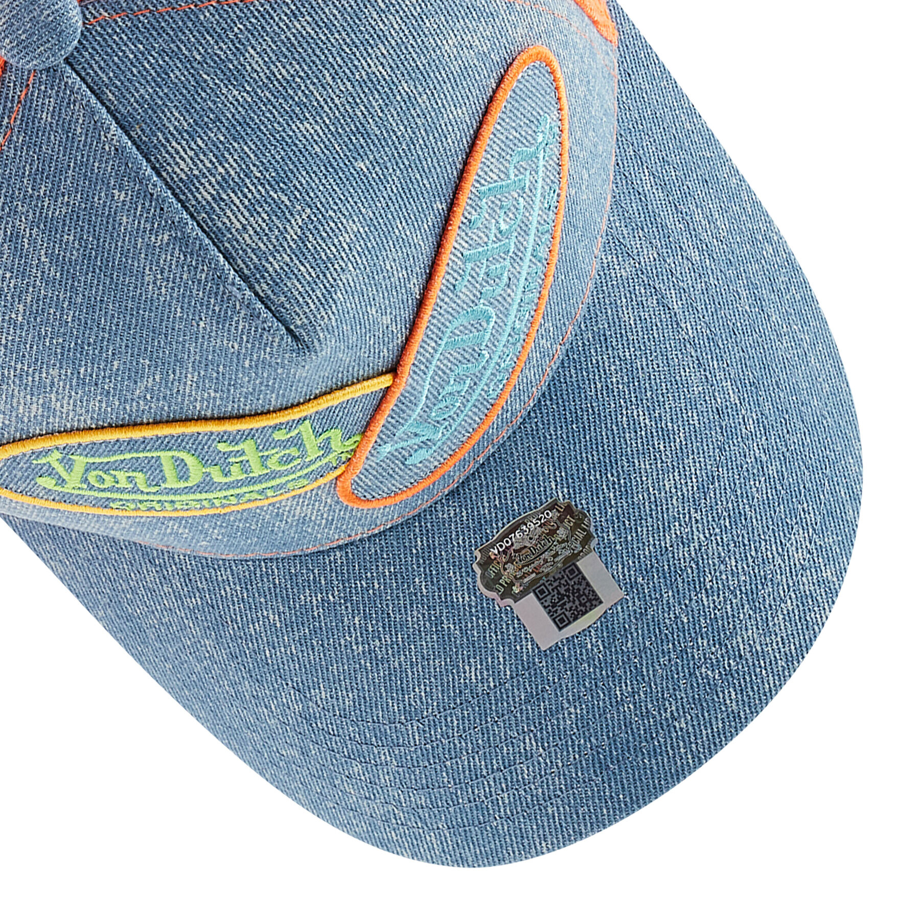 Von Dutch Шапка с козирка Russel 7030040 Син - Pepit.bg