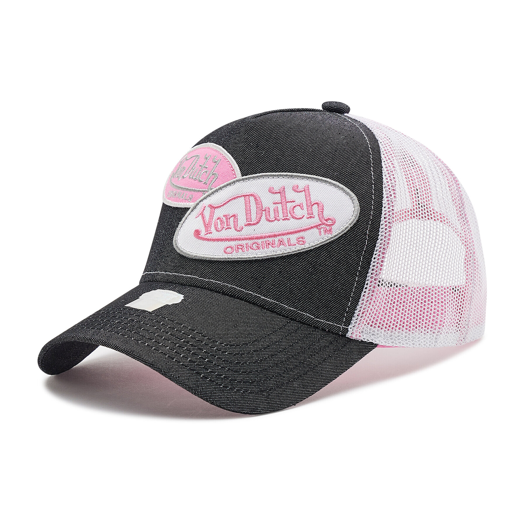 Von Dutch Шапка с козирка Russel 7030136 Сив - Pepit.bg