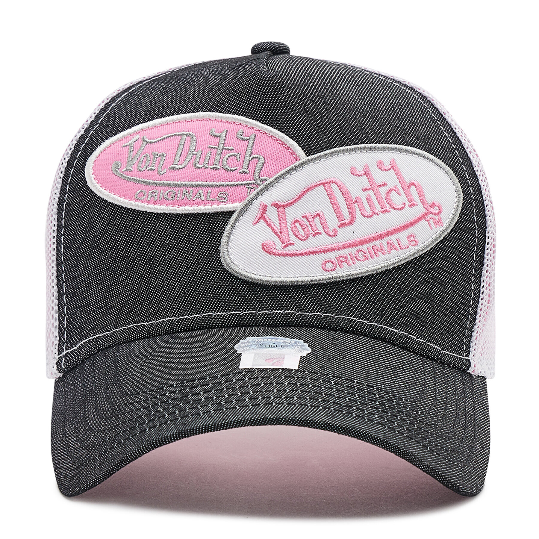 Von Dutch Шапка с козирка Russel 7030136 Сив - Pepit.bg