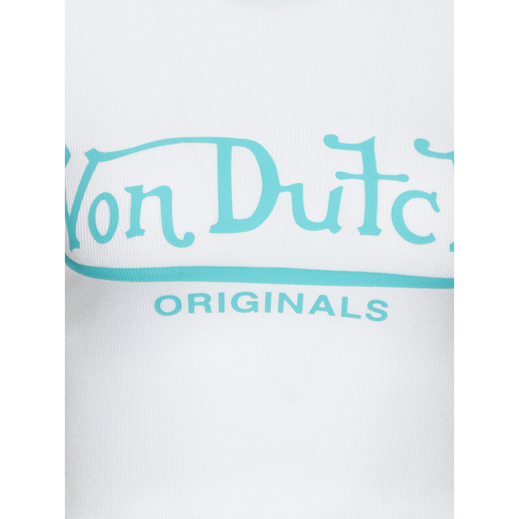 Von Dutch Тишърт Ami 6230070 Бял Regular Fit - Pepit.bg