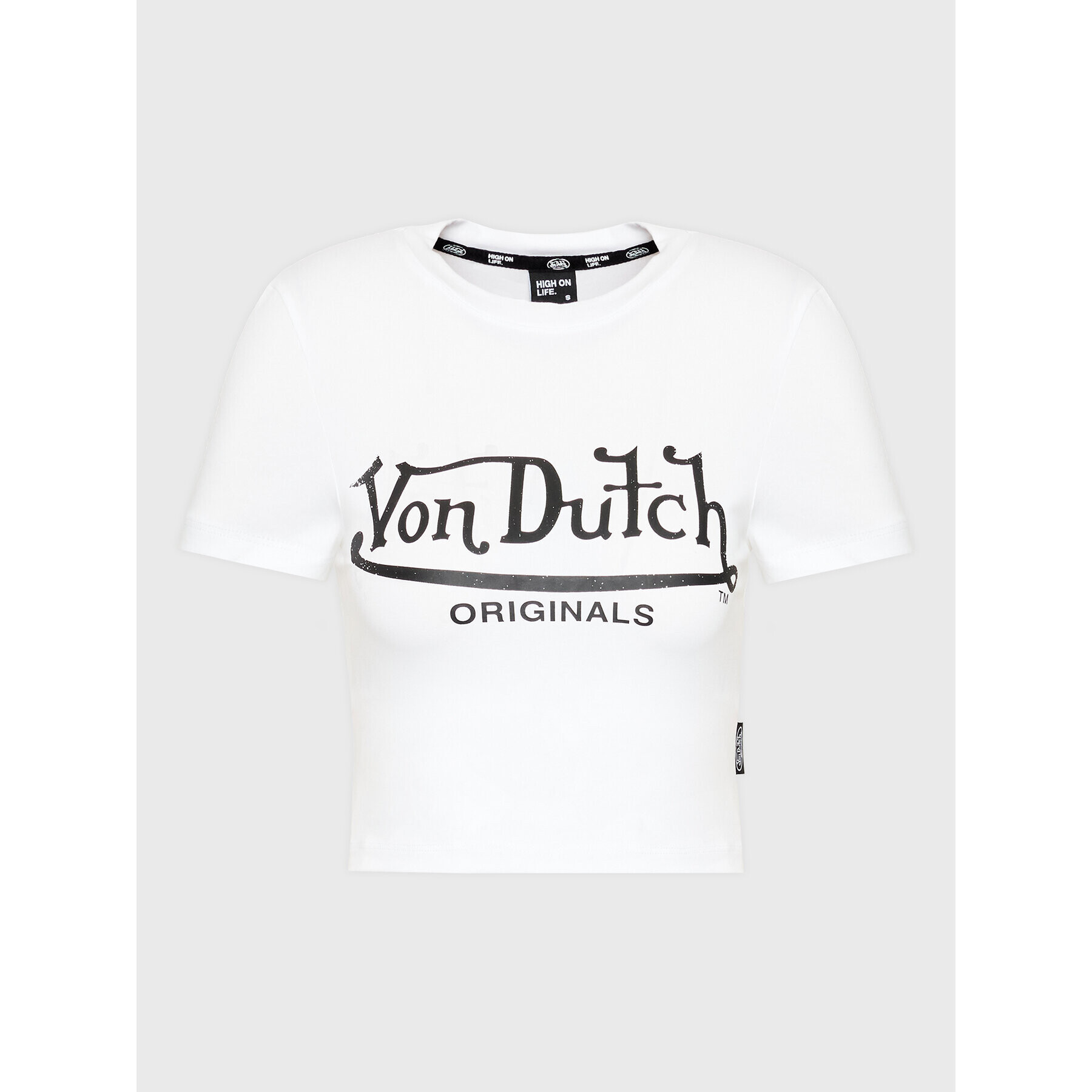 Von Dutch Тишърт Arta 6 230 050 Бял Regular Fit - Pepit.bg