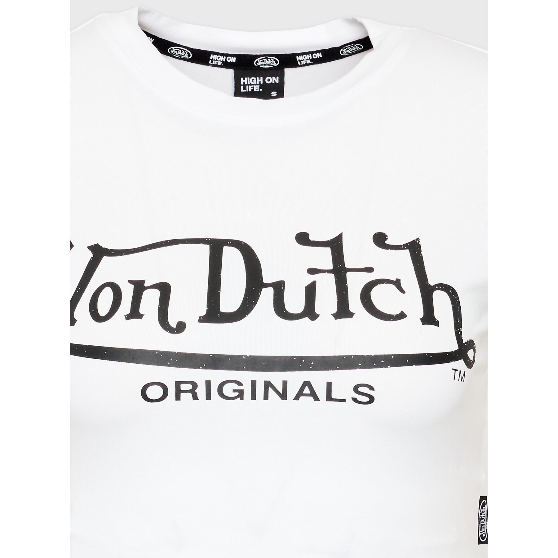 Von Dutch Тишърт Arta 6 230 050 Бял Regular Fit - Pepit.bg