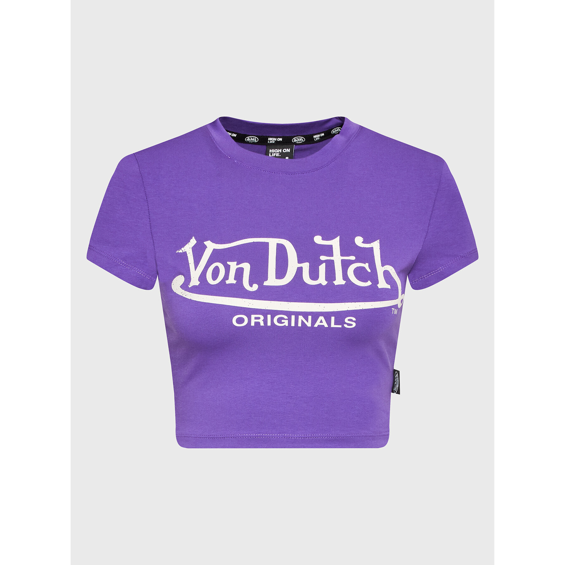 Von Dutch Тишърт Arta 6230047 Виолетов Regular Fit - Pepit.bg