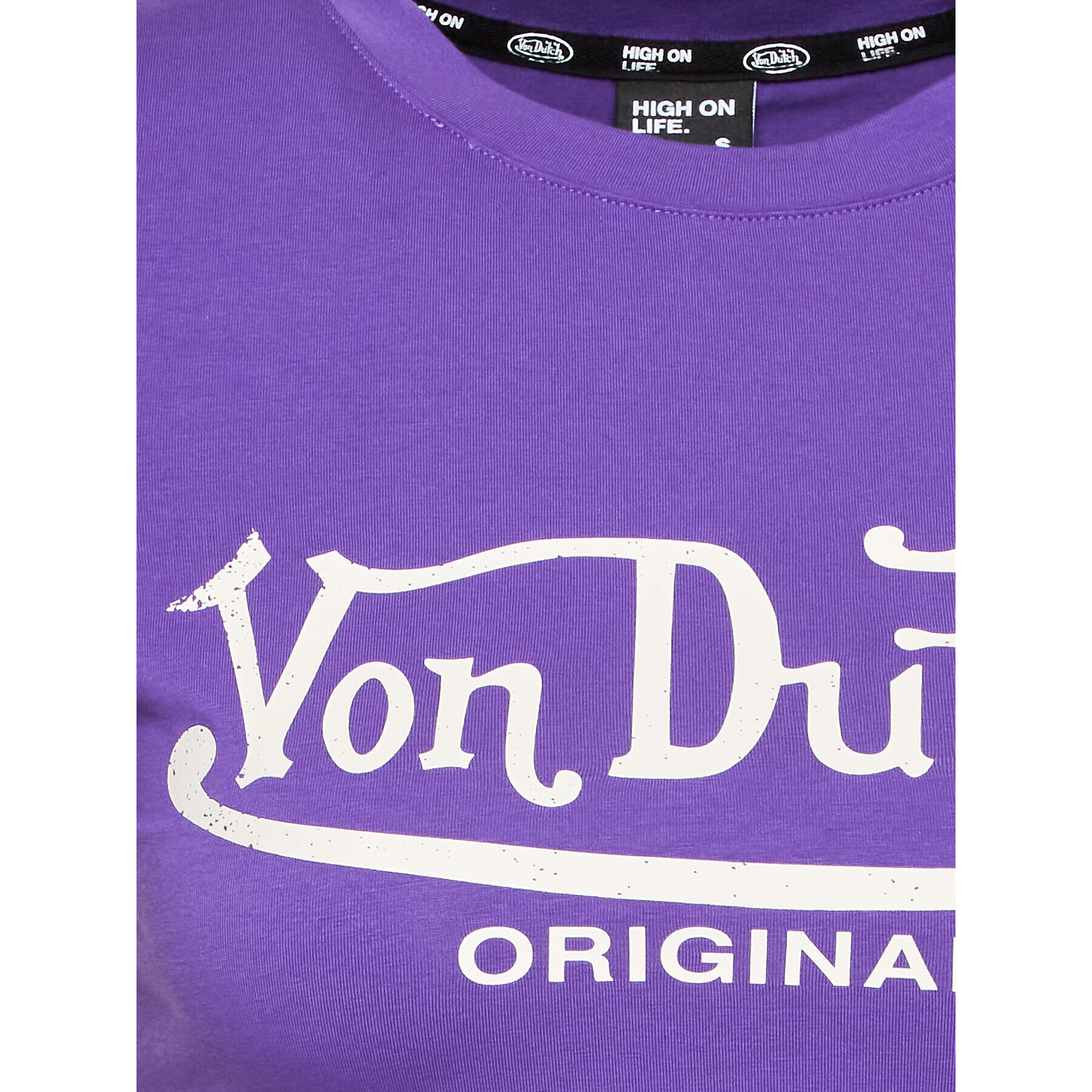 Von Dutch Тишърт Arta 6230047 Виолетов Regular Fit - Pepit.bg