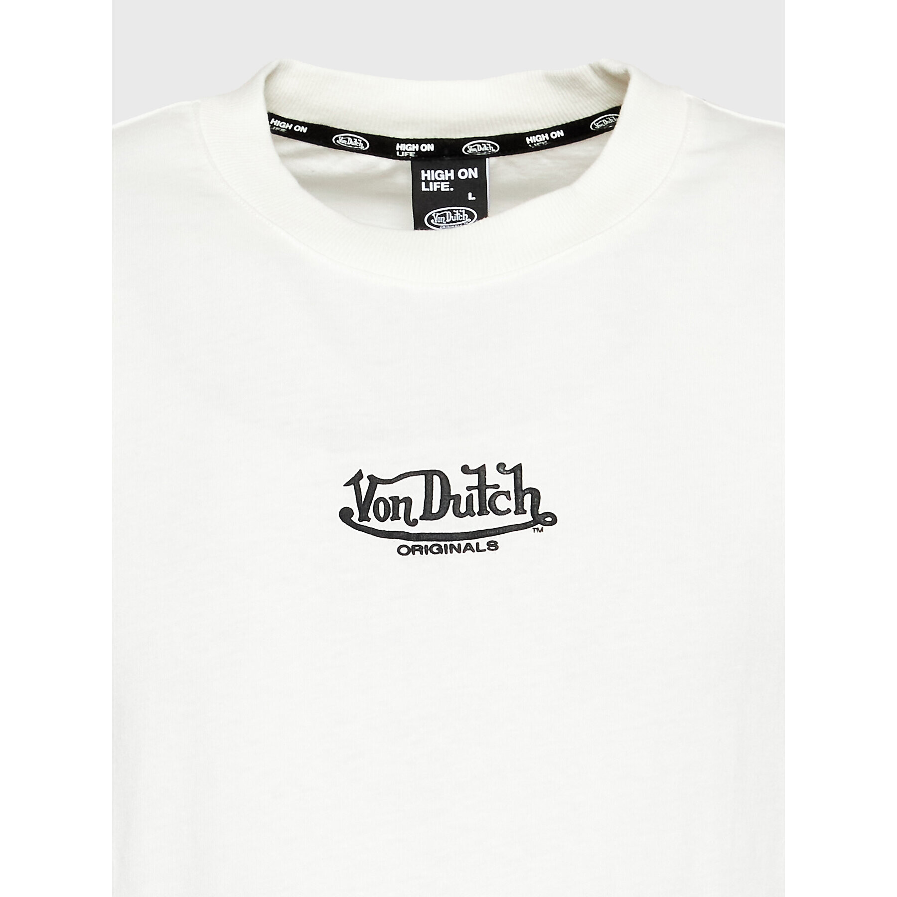 Von Dutch Тишърт May 6 330 064 Бял Regular Fit - Pepit.bg