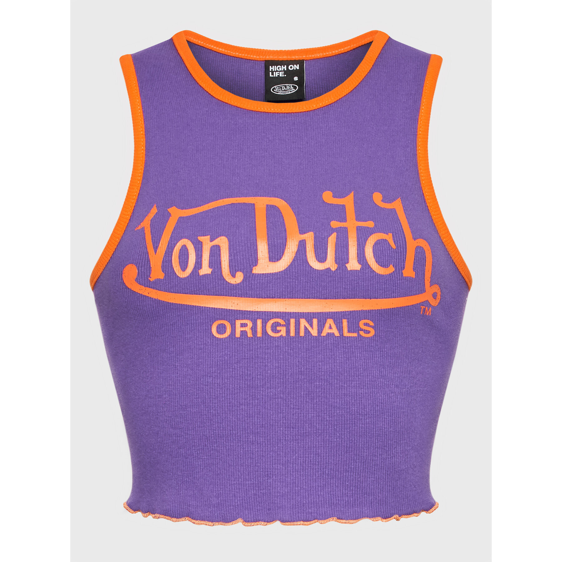 Von Dutch топ Ashley 6 231 043 Виолетов Slim Fit - Pepit.bg