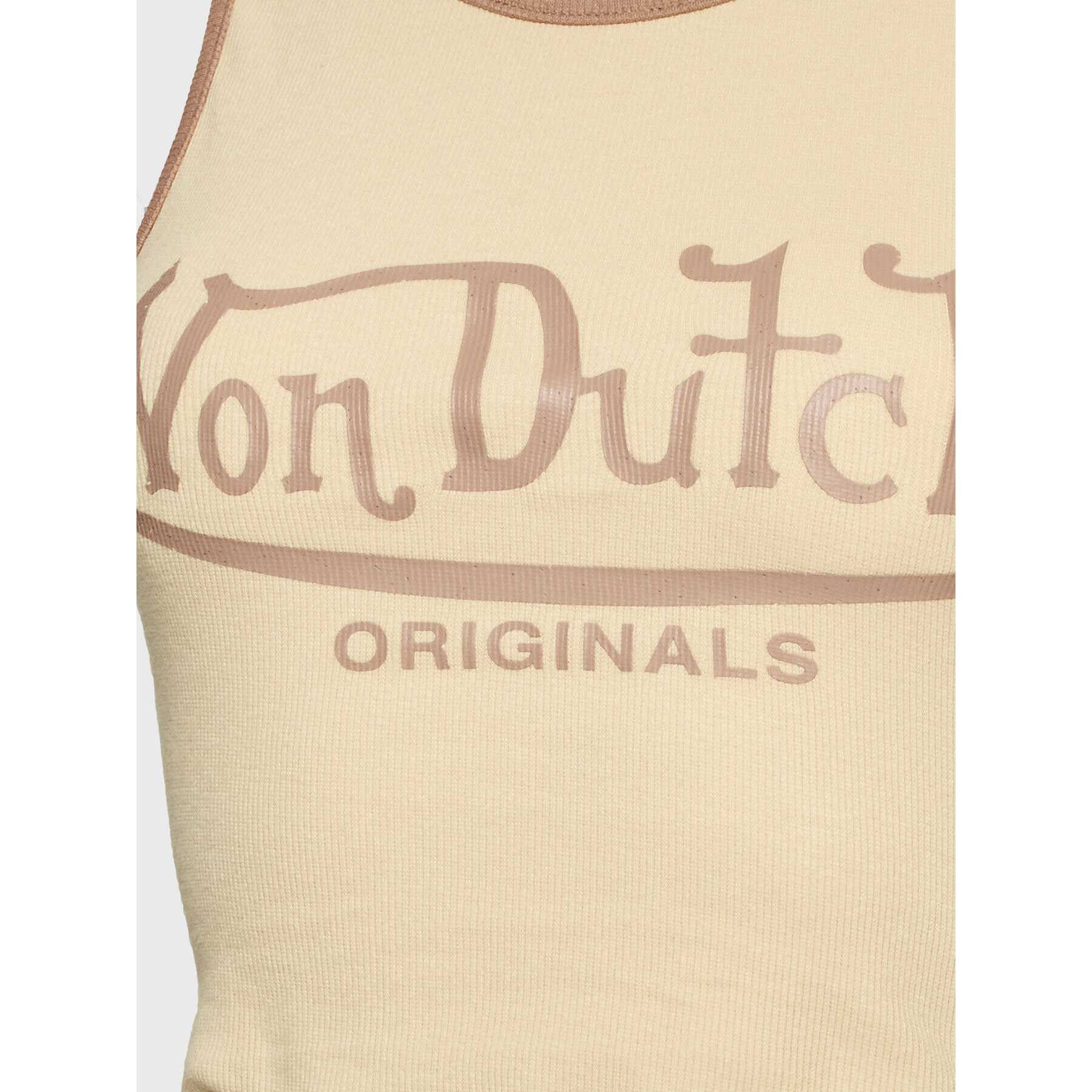 Von Dutch топ Ashley 6 231 045 Бежов Slim Fit - Pepit.bg