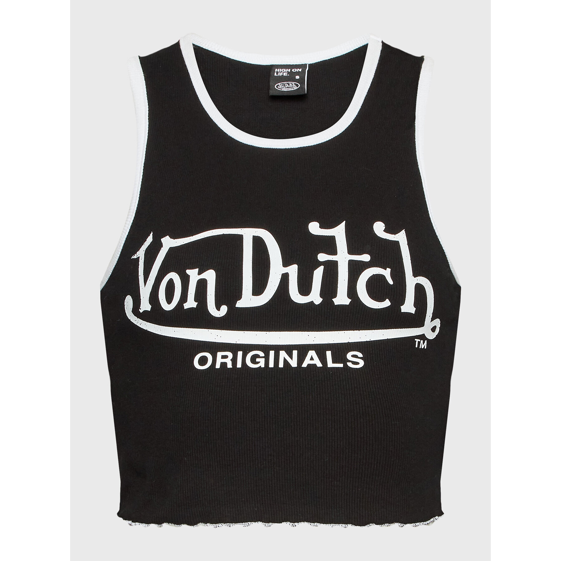 Von Dutch топ Ashley 6 231 048 Черен Slim Fit - Pepit.bg