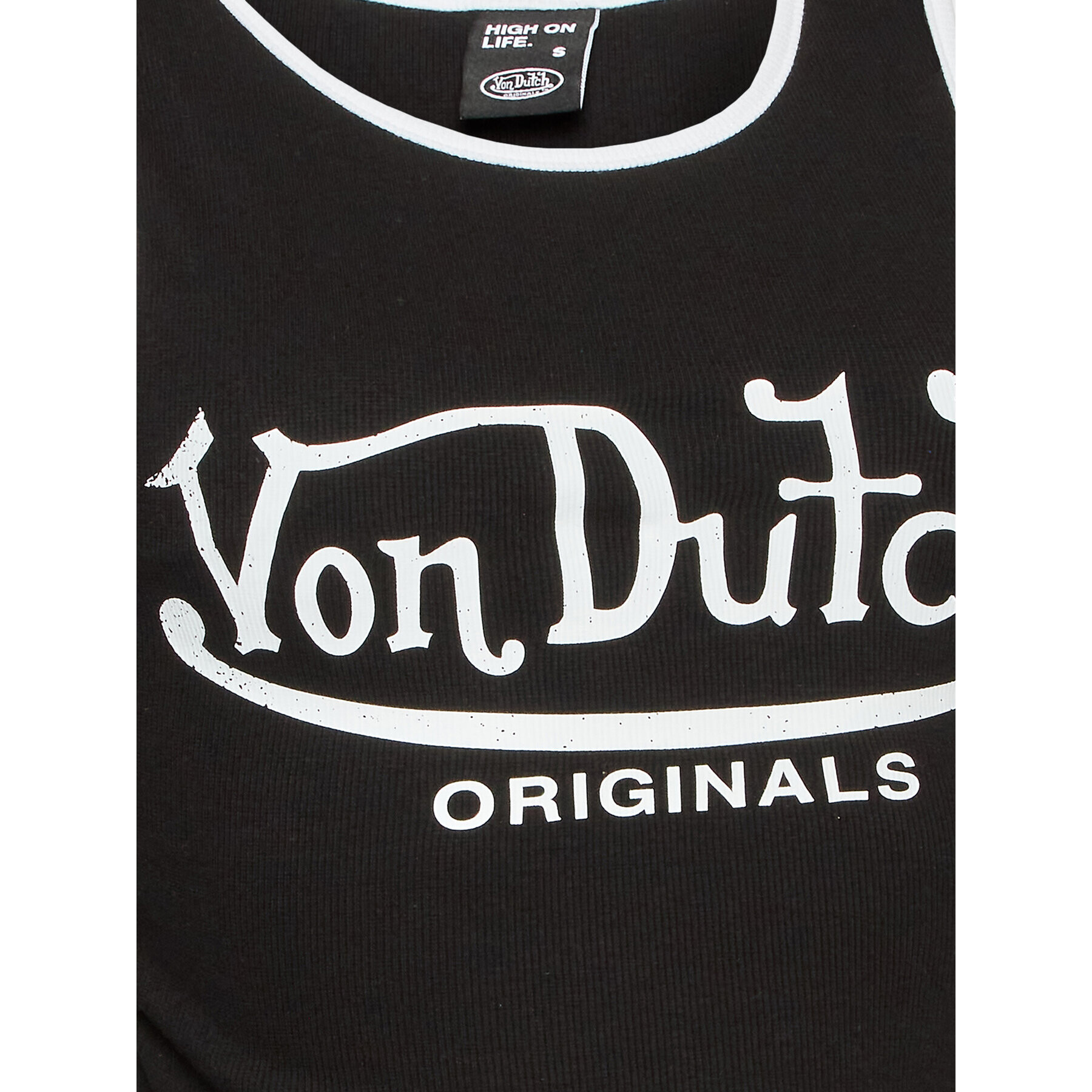 Von Dutch топ Ashley 6 231 048 Черен Slim Fit - Pepit.bg