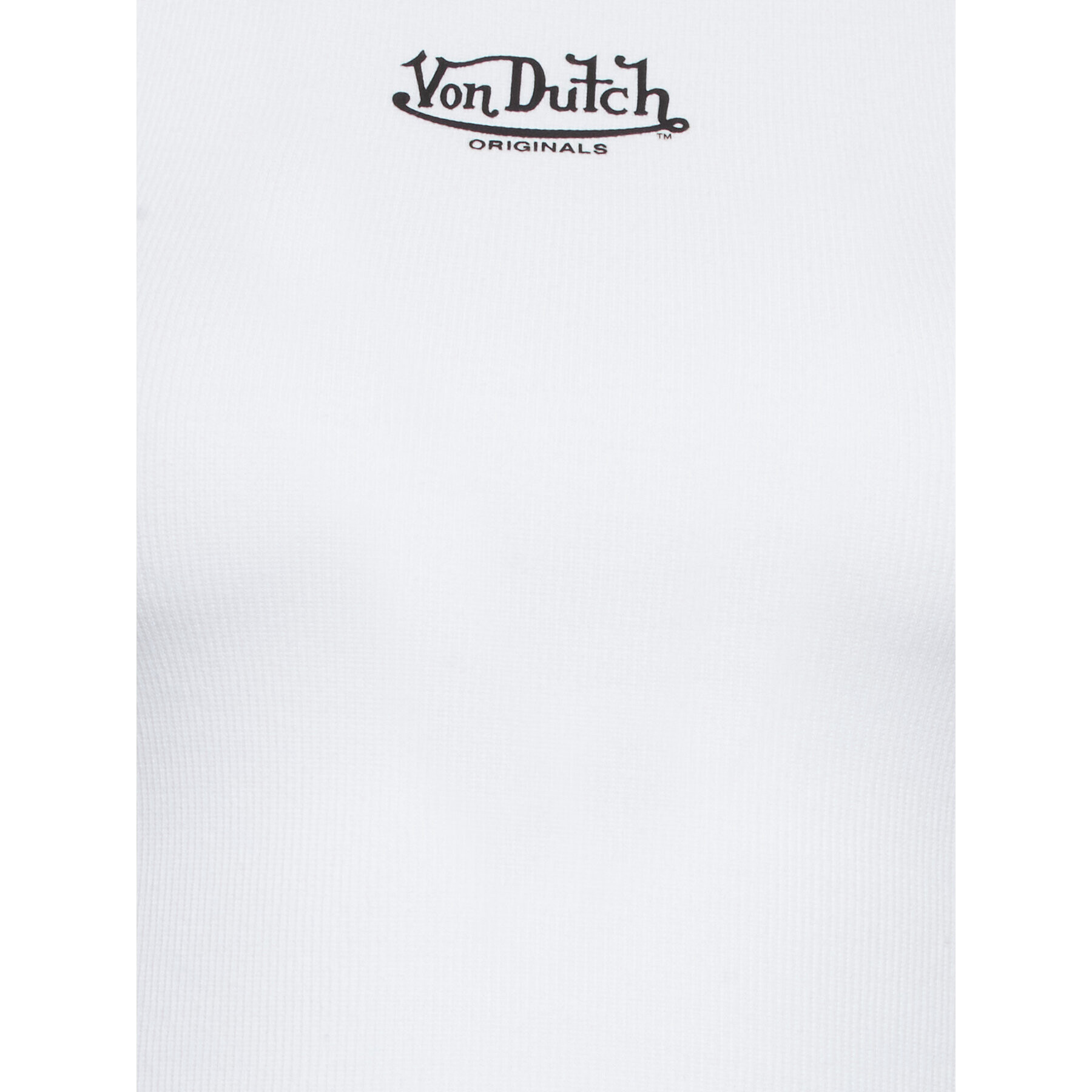 Von Dutch топ Sydney 6231051 Бял Regular Fit - Pepit.bg