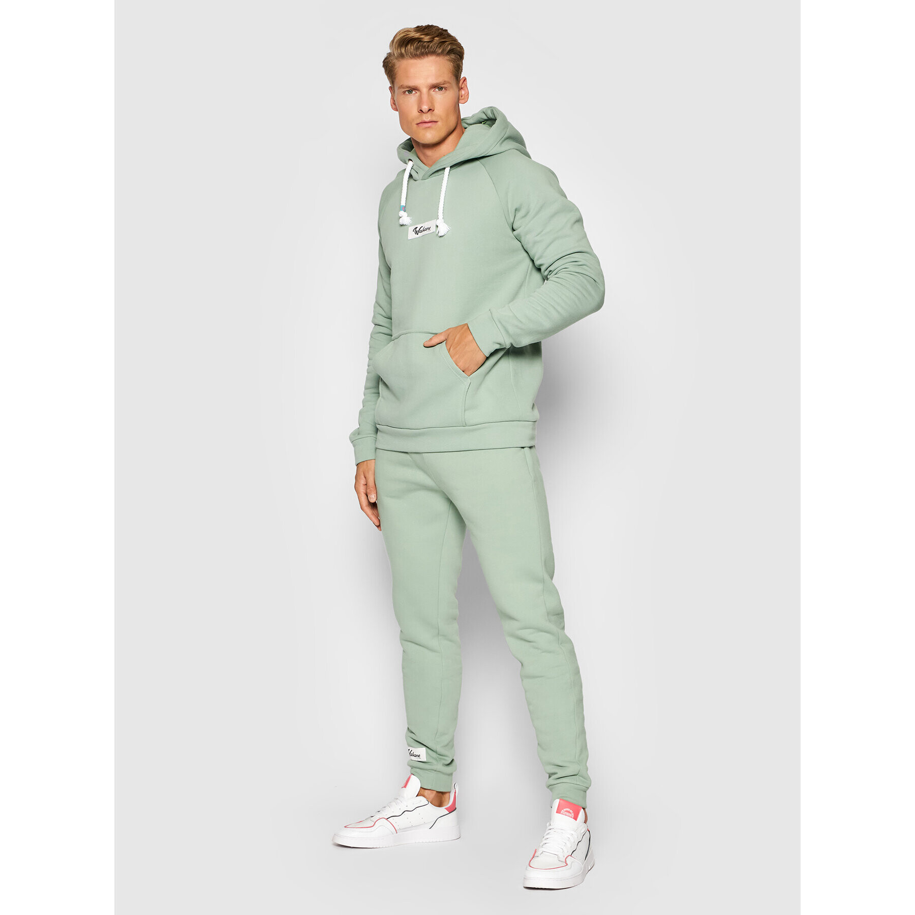 Waikane Vibe Суитшърт Hoodie Зелен Regular Fit - Pepit.bg