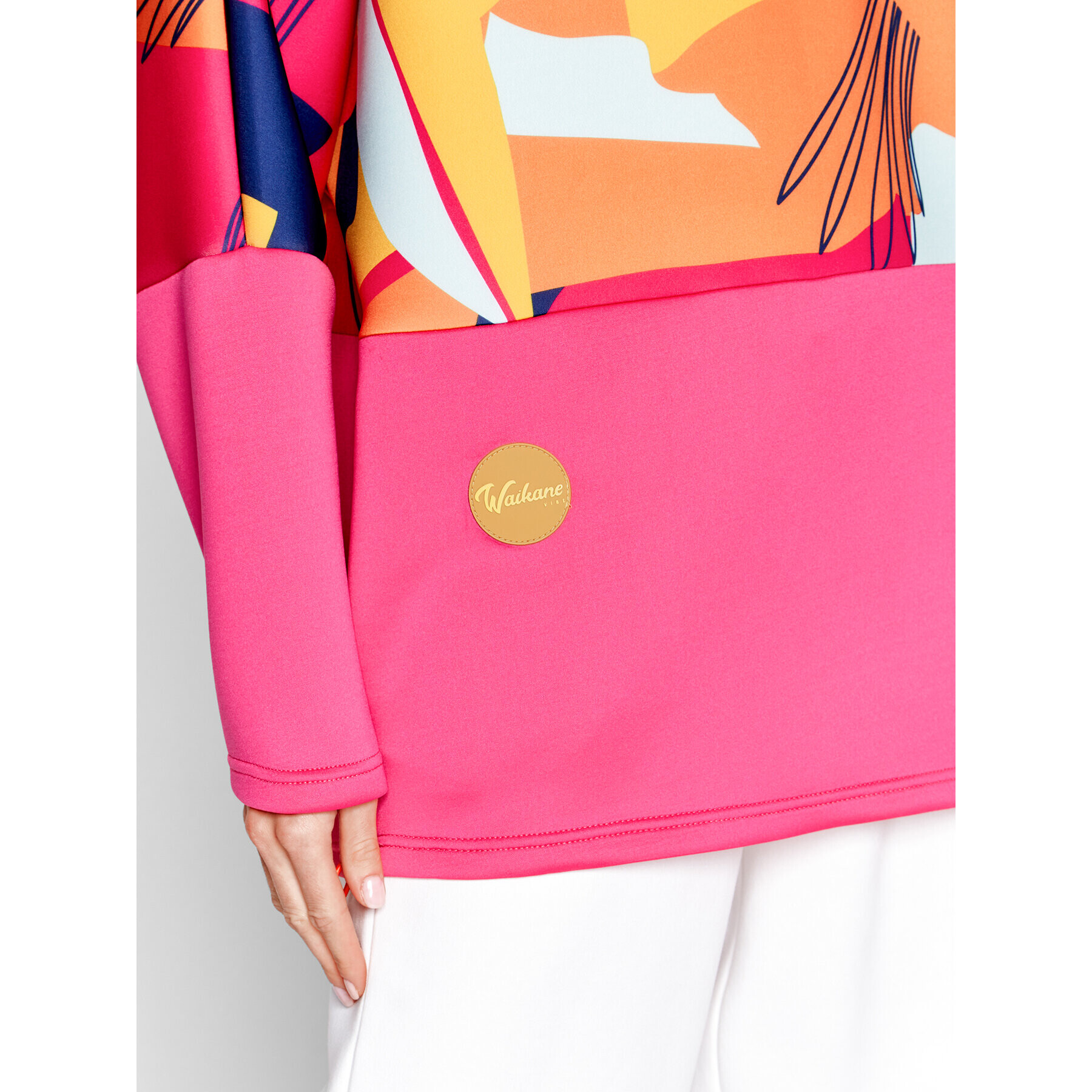 Waikane Vibe Суитшърт Peony Цветен Oversize - Pepit.bg