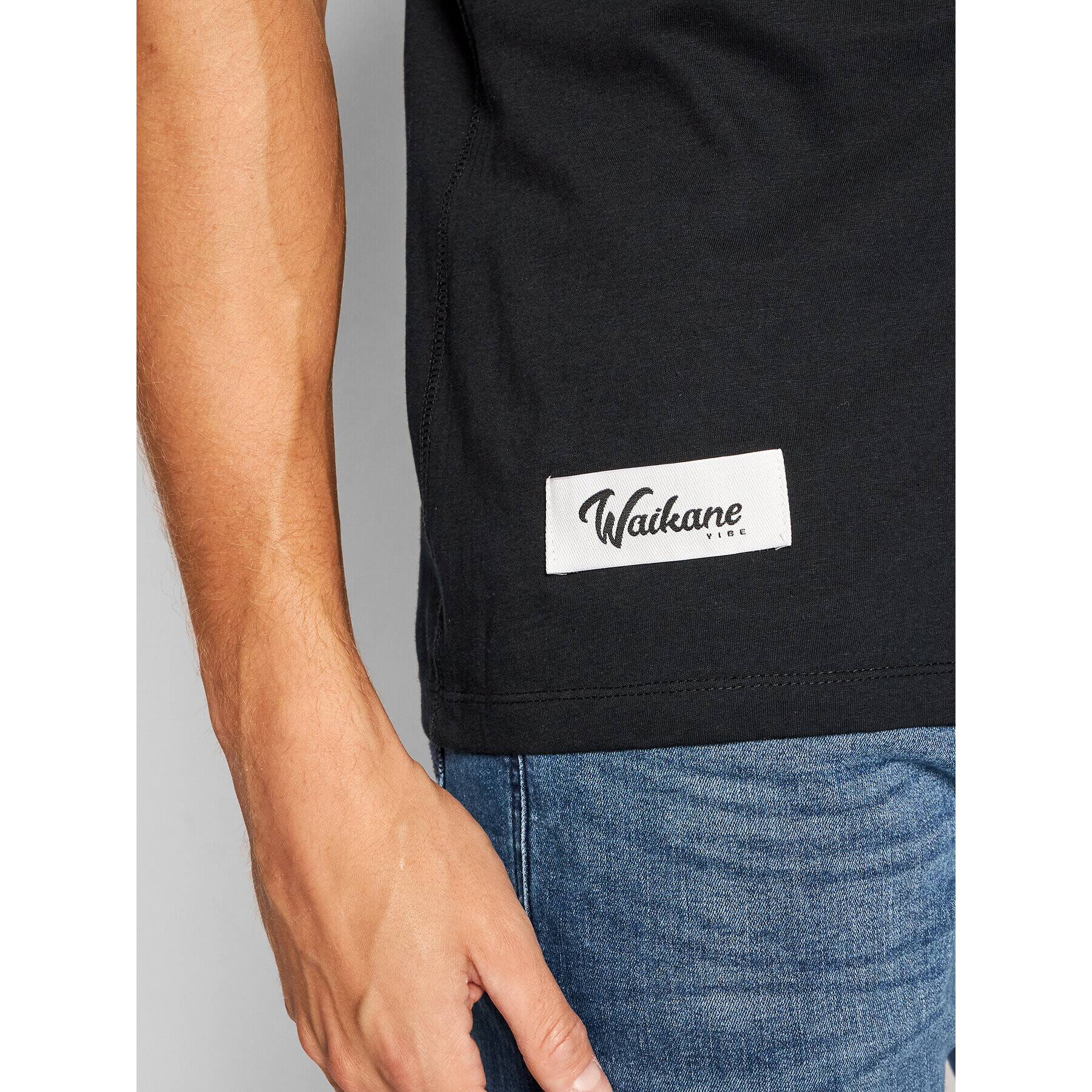 Waikane Vibe Тишърт Waikane Черен Relaxed Fit - Pepit.bg