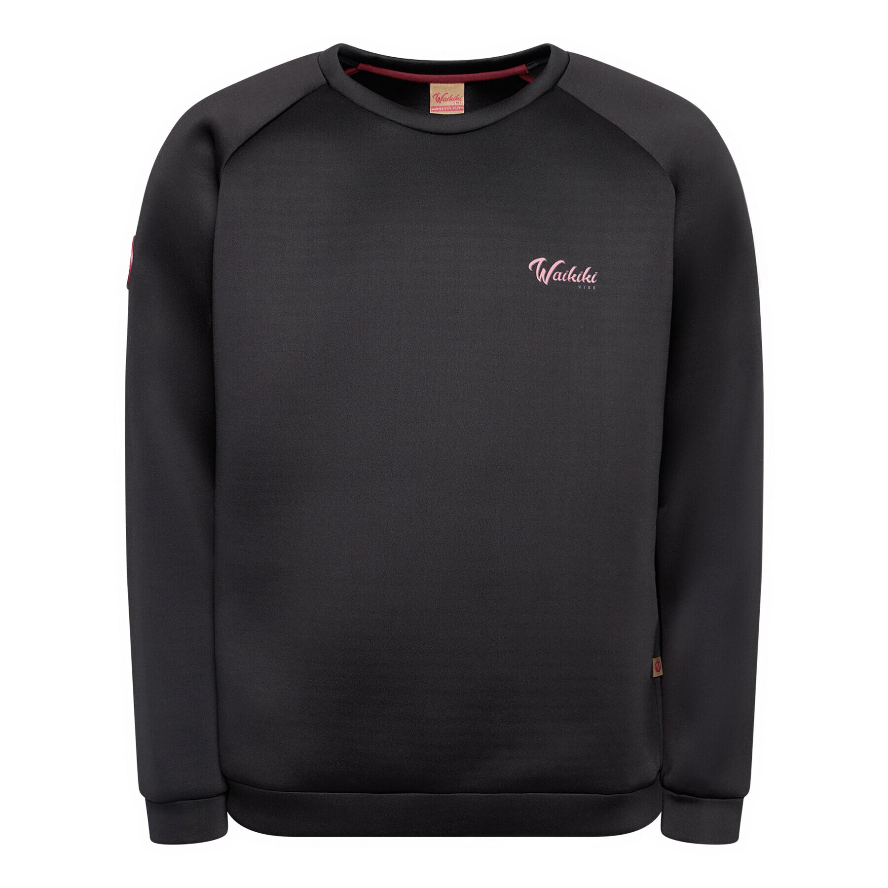Waikiki Vibe Суитшърт Surf Vibe Черен Regular Fit - Pepit.bg
