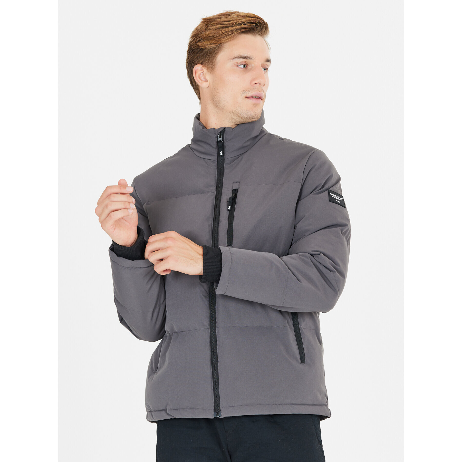 Weather Report Пухено яке Onix WR234026 Сив Regular Fit - Pepit.bg