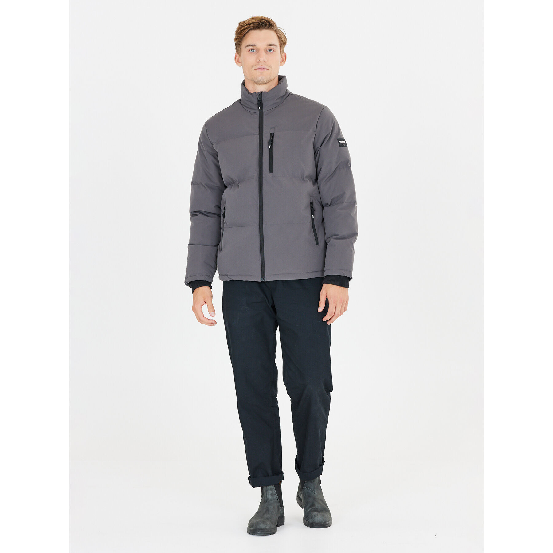 Weather Report Пухено яке Onix WR234026 Сив Regular Fit - Pepit.bg