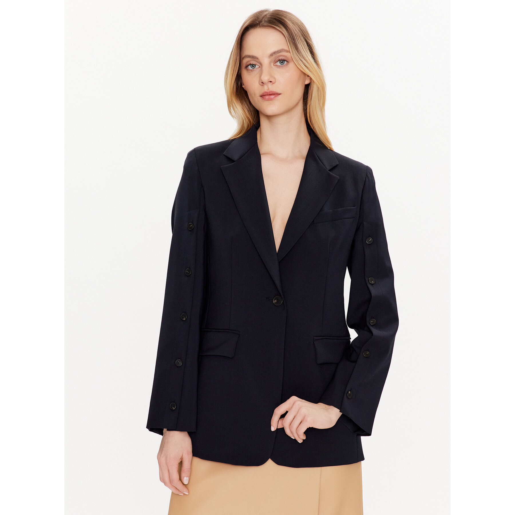 Weekend Max Mara Сако Carpazi 23504106 Тъмносин Regular Fit - Pepit.bg